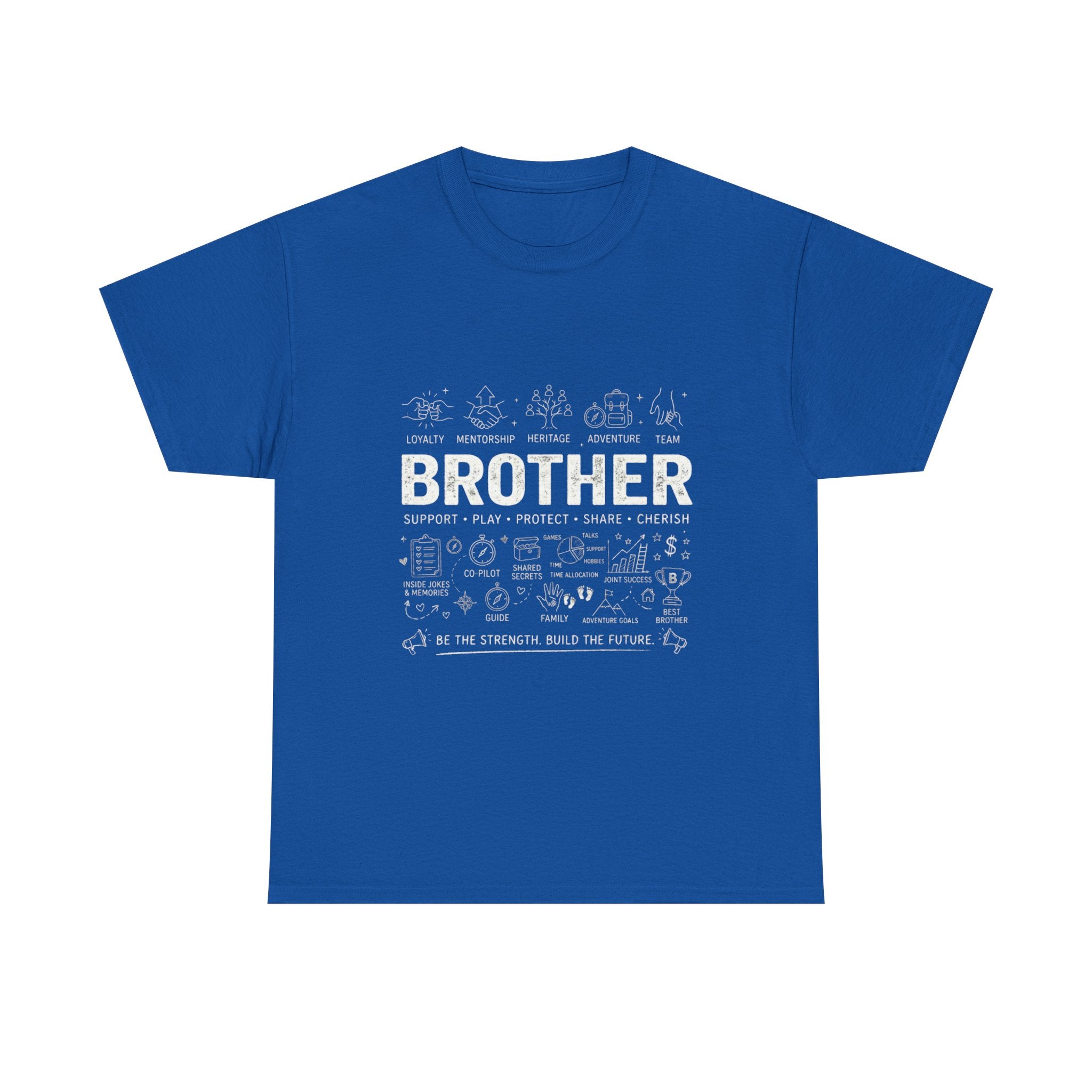 Brother Doodle T-Shirt — Cute Hand-Drawn Sibling Gift for Birthdays & Weddings