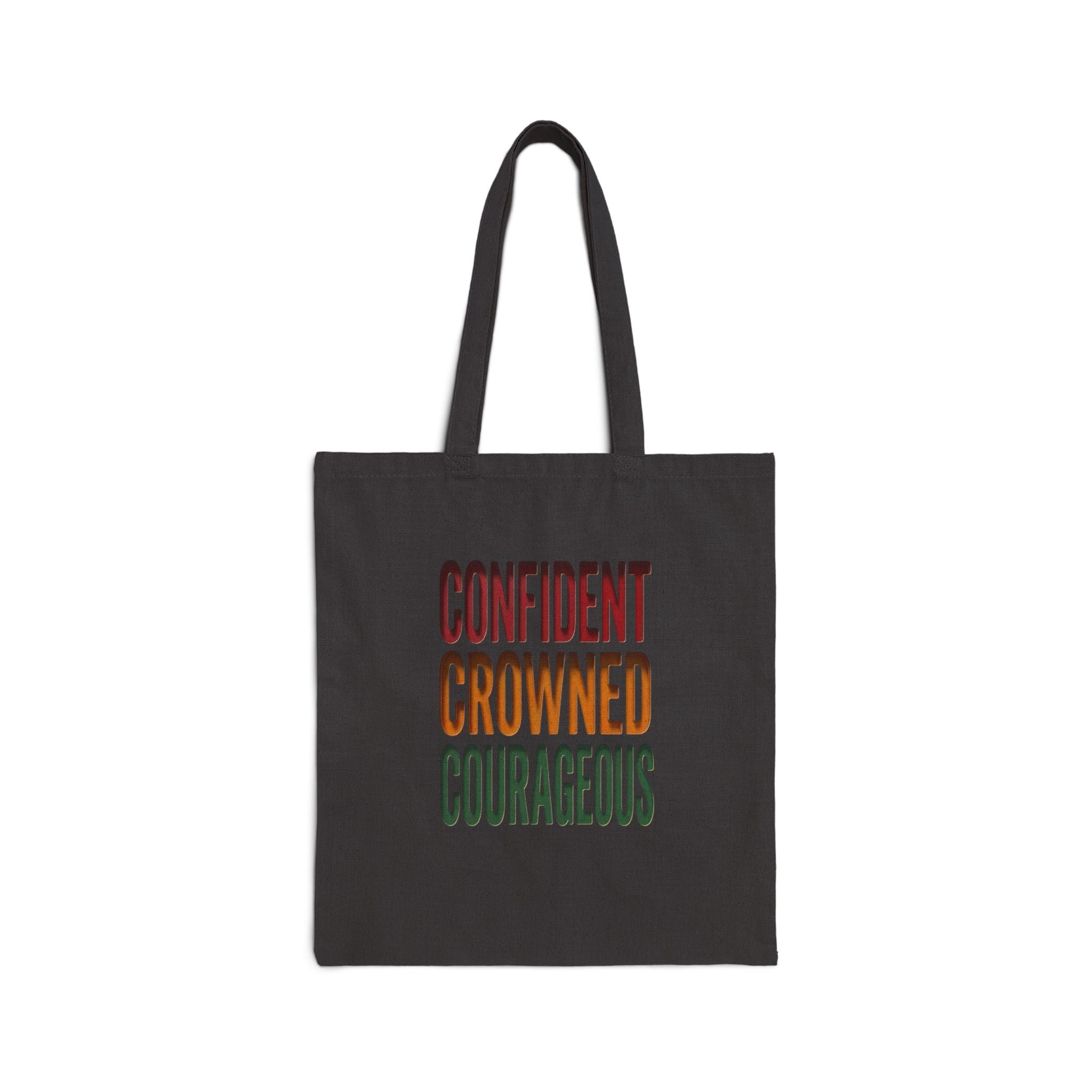 Confident Crowned Courageous Tote | Juneteenth Pan-African Freedom Pride