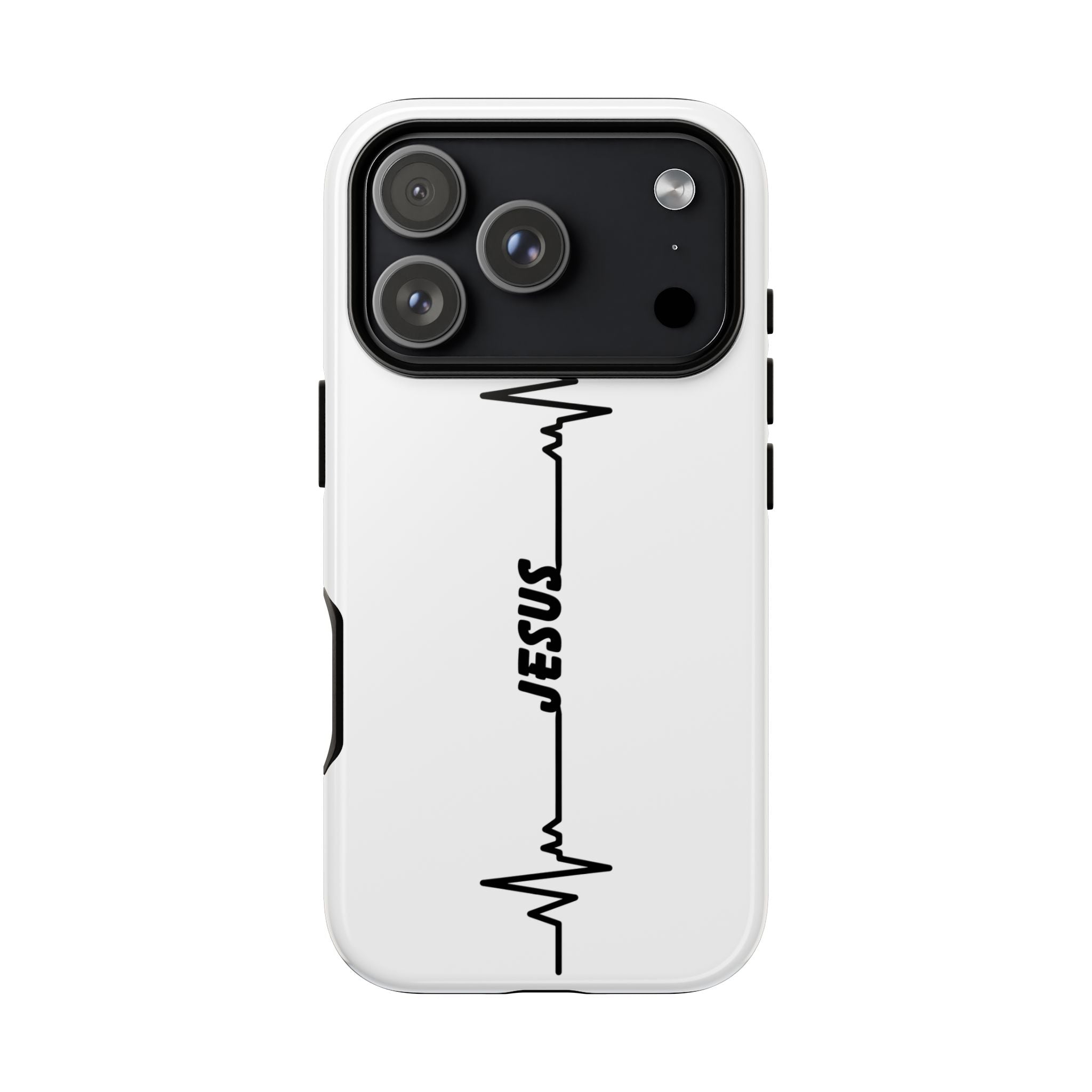 Jesus Heartbeat Phone Case — Christian Faith Protective Phone Cover