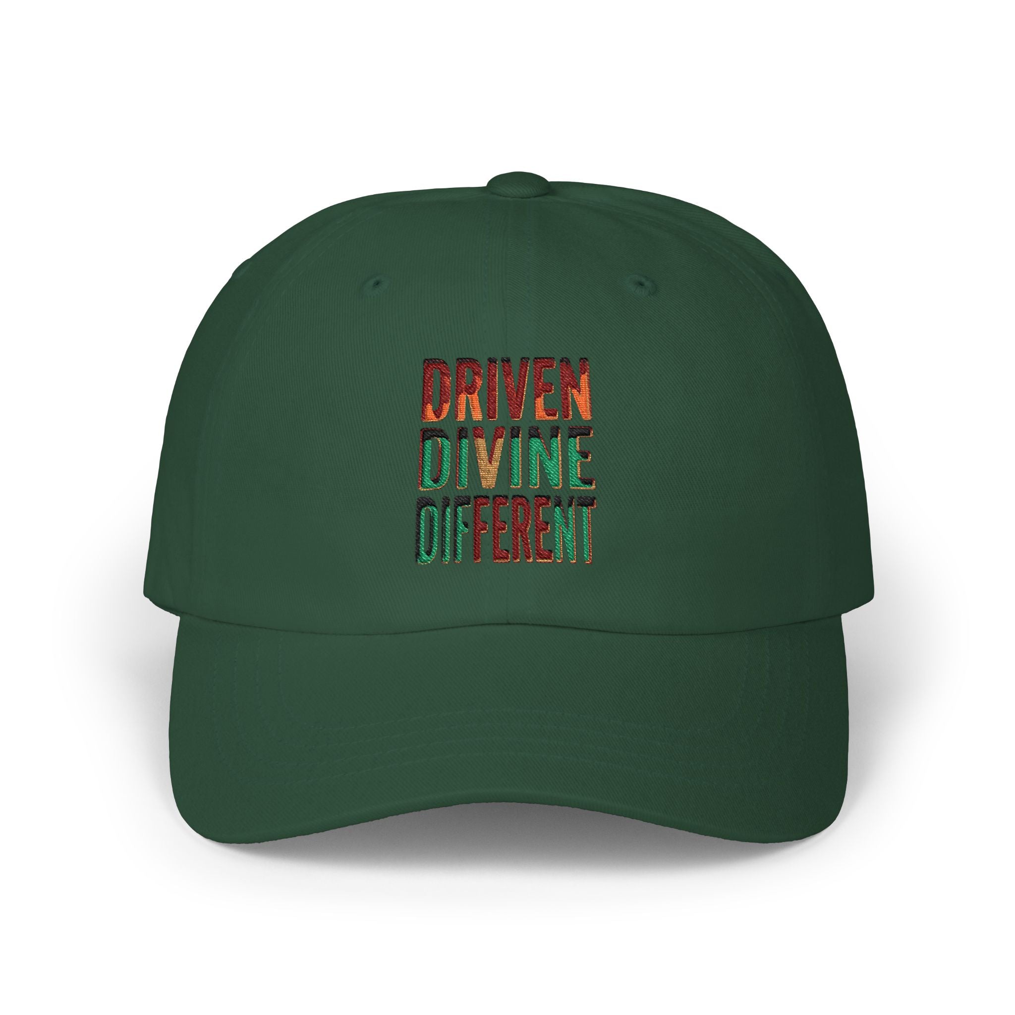 Driven Divine Different Motivation Cap — Classic Dad Hat