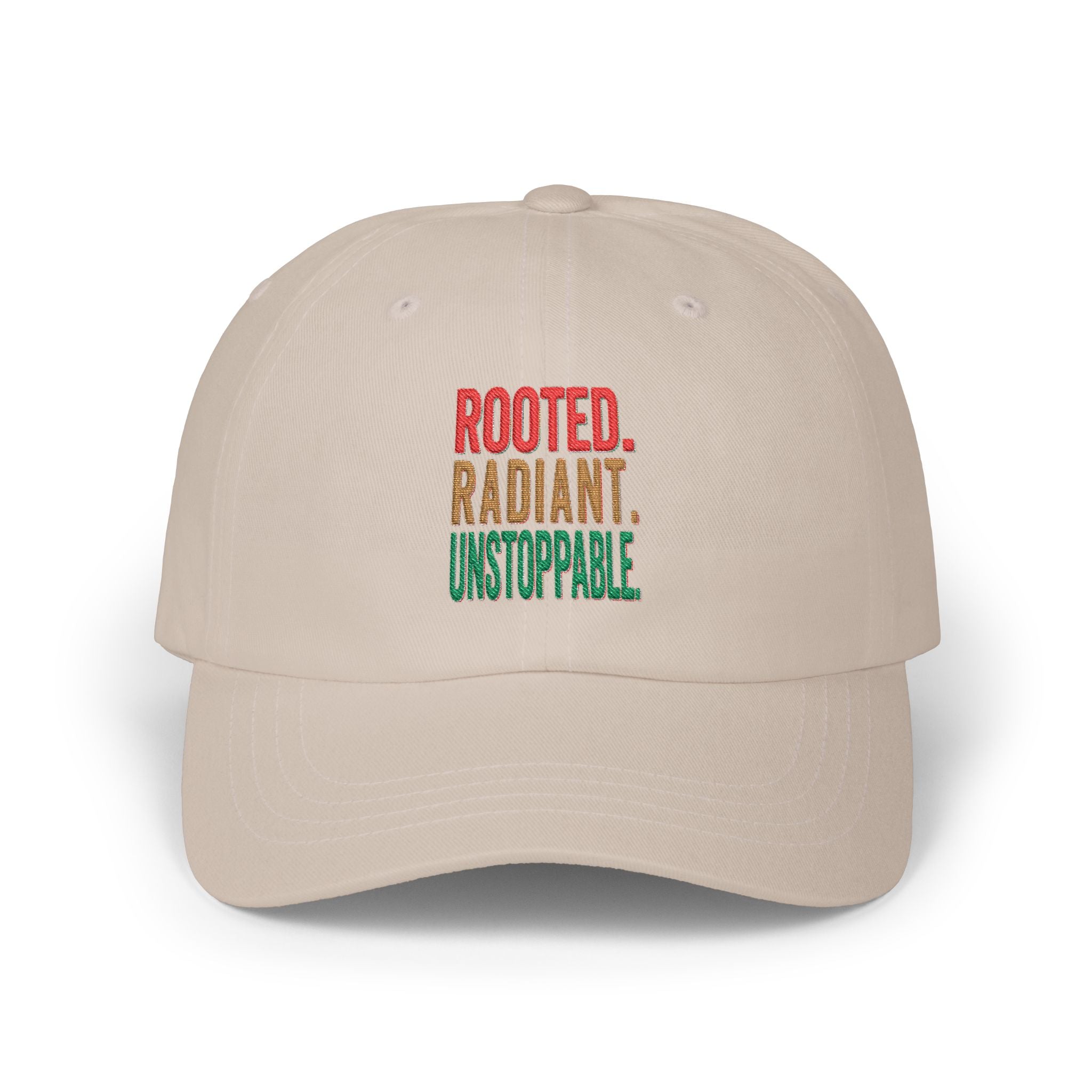 Rooted Radiant Unstoppable Dad Cap