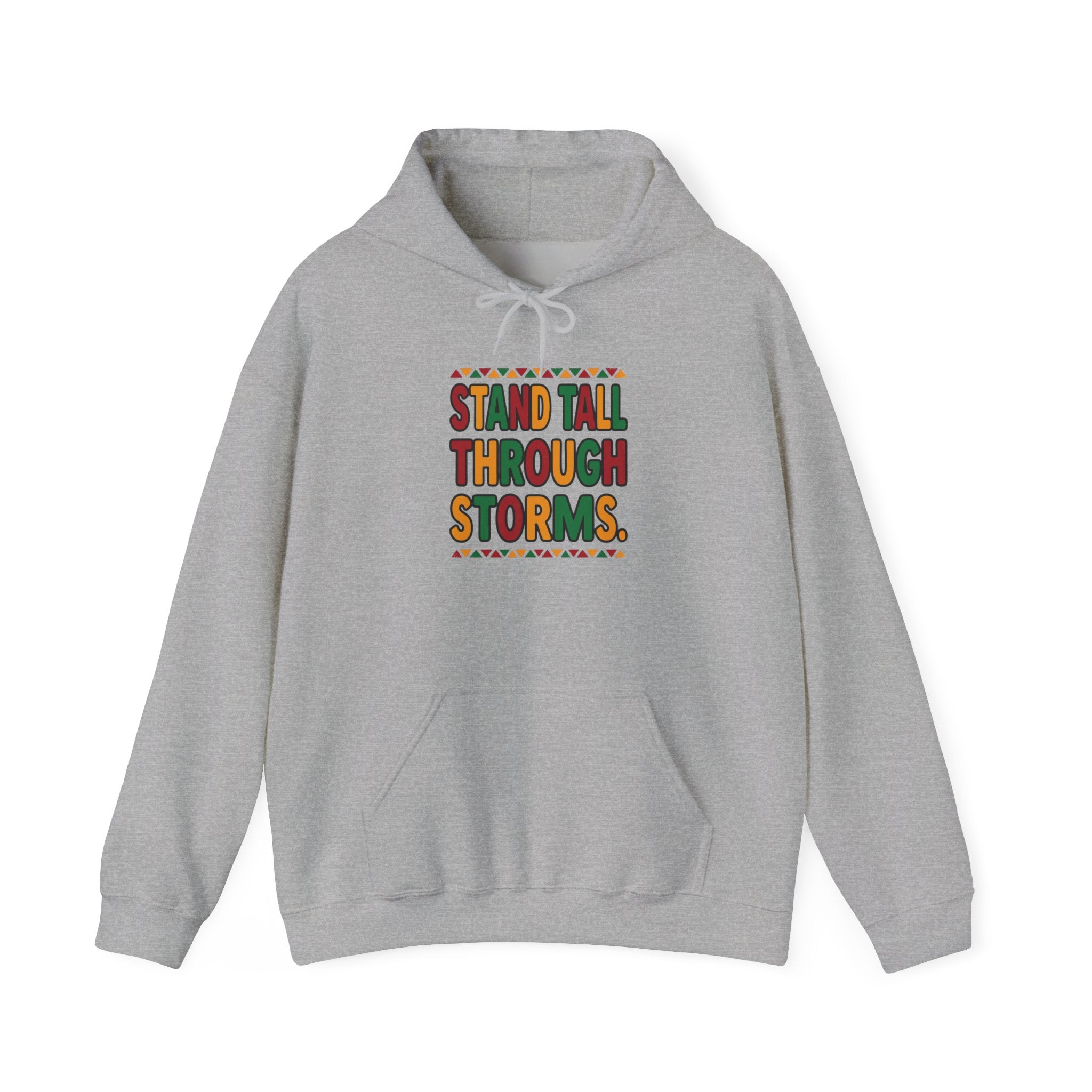 Stand Tall Through Storms Hoodie | Juneteenth Pan-African Freedom 1865