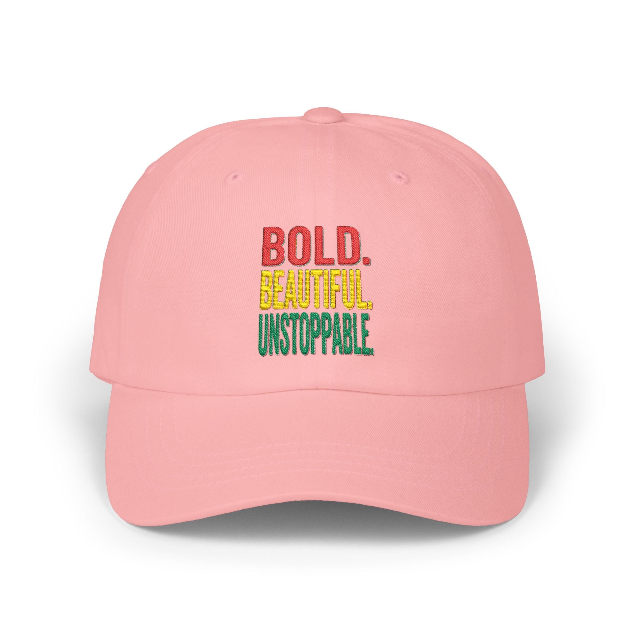 Bold Beautiful Unstoppable Dad Cap – Inspirational Embroidered Baseball Hat