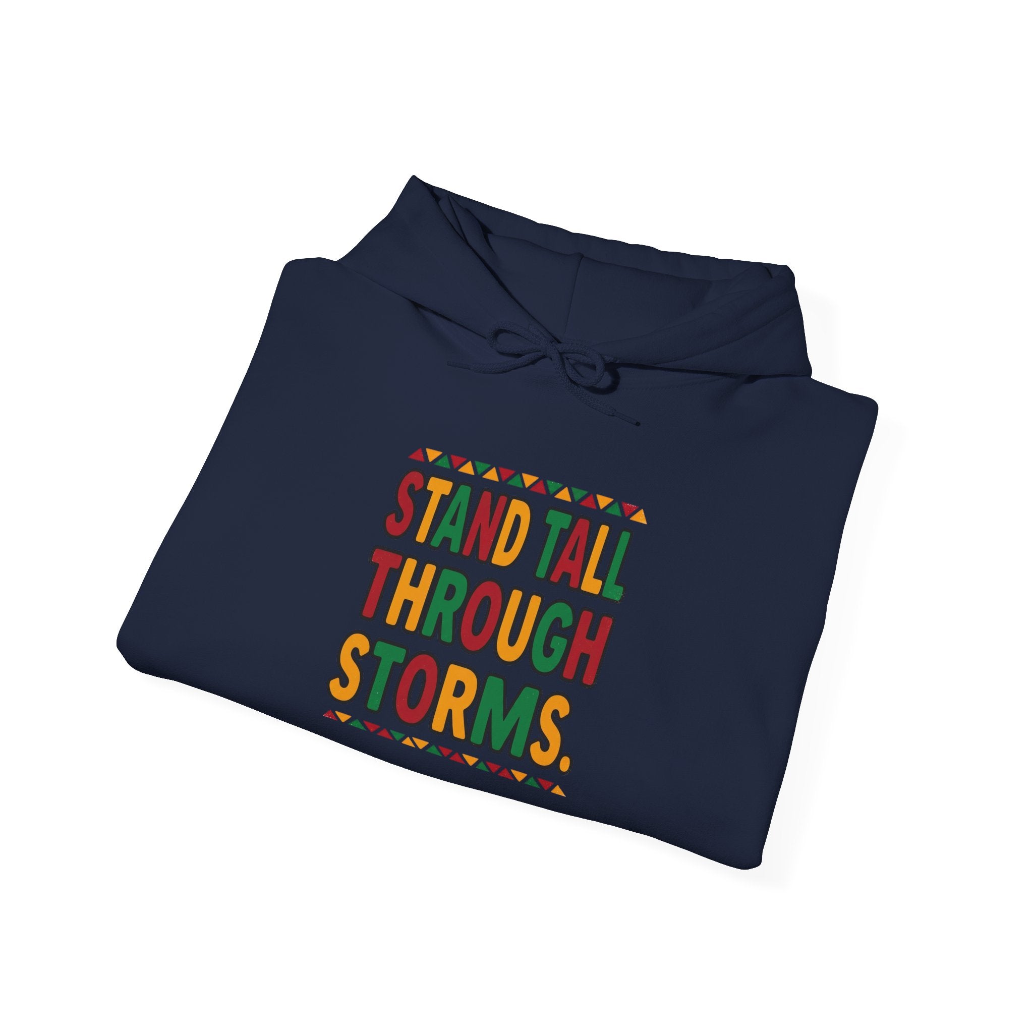 Stand Tall Through Storms Hoodie | Juneteenth Pan-African Freedom 1865