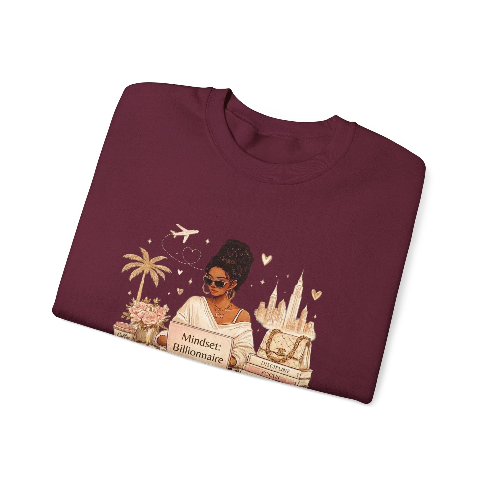 Mindset: Billionaire Sweatshirt — Luxe Travel & Ambition Crewneck