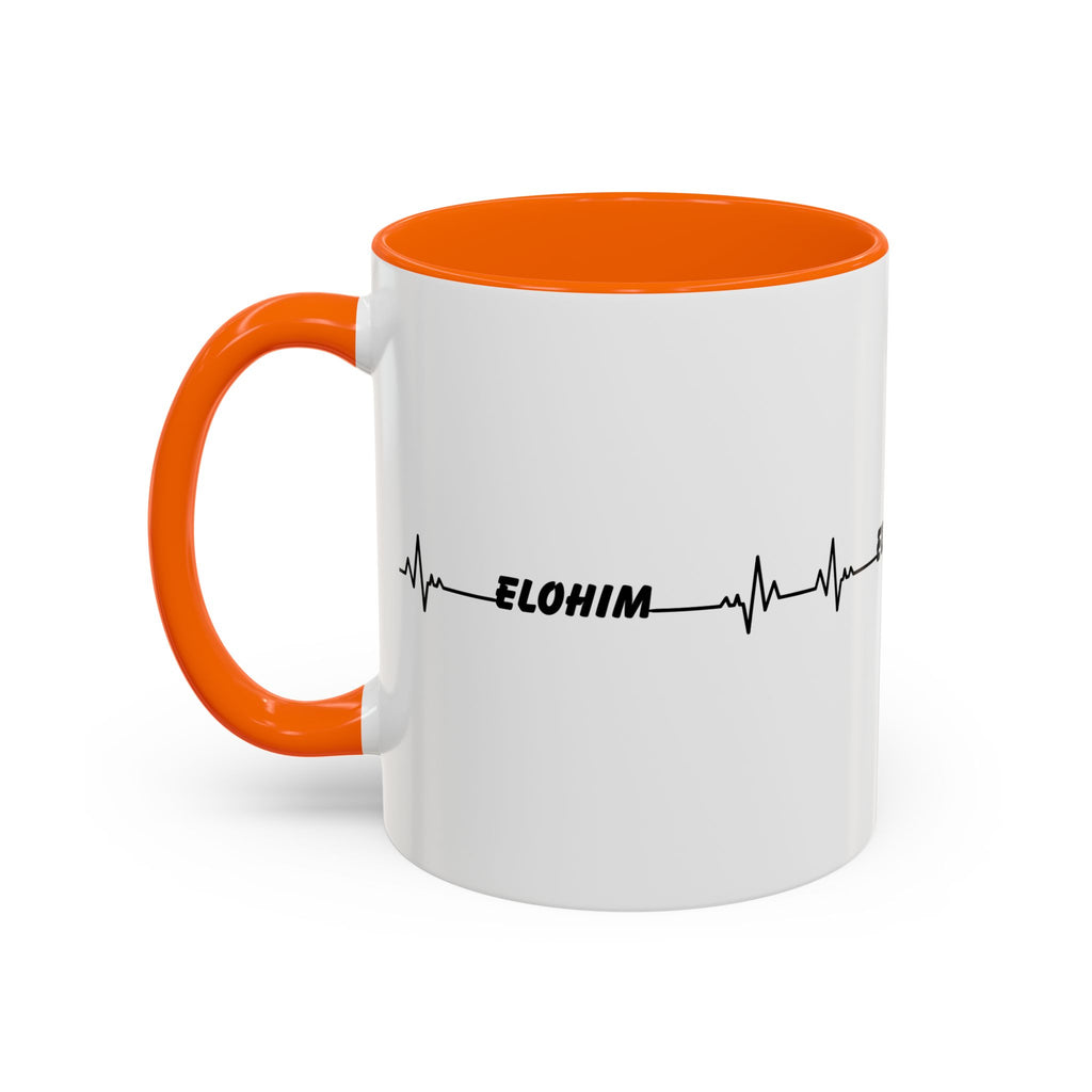 Elohim Heartbeat Accent Coffee Mug — 11/15oz