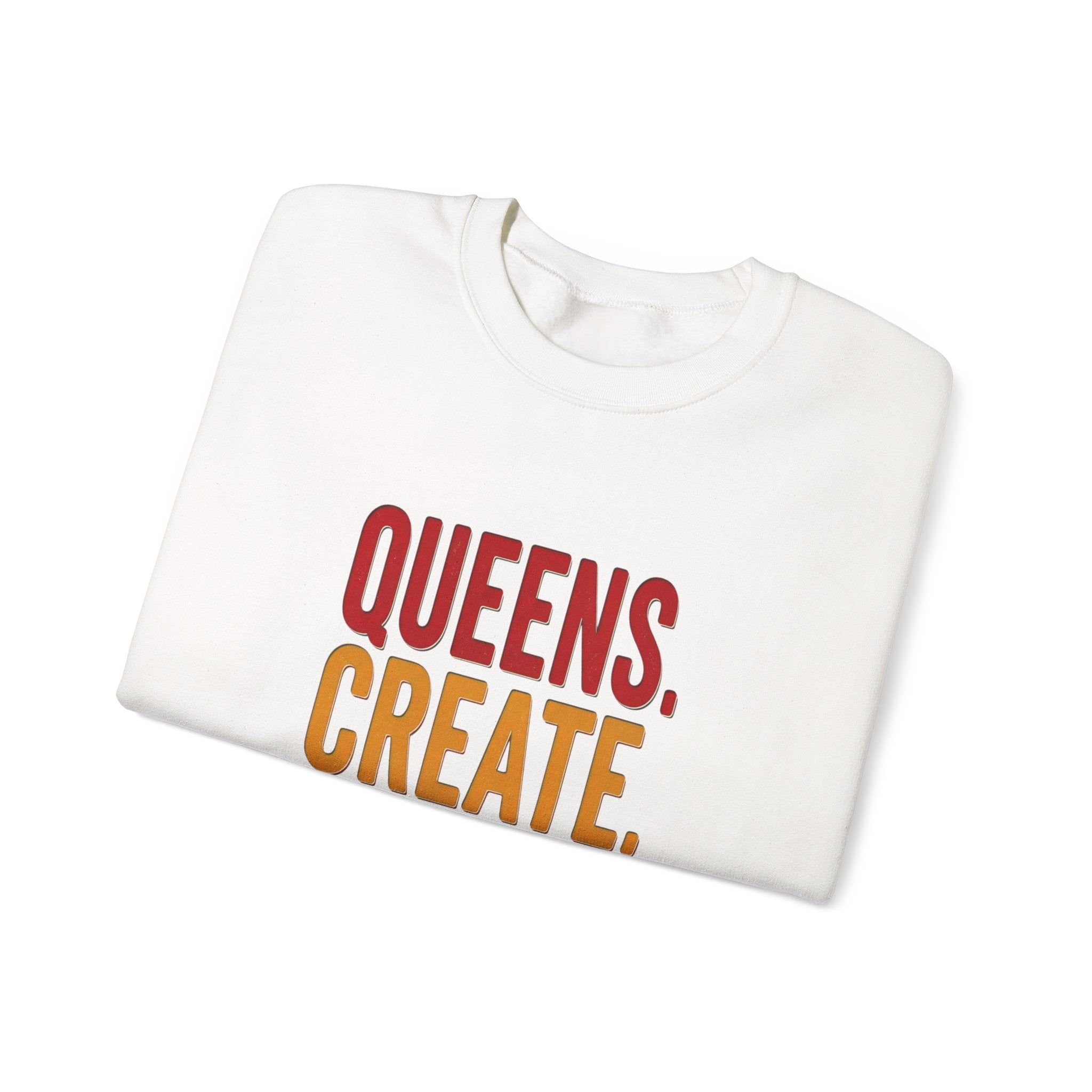 Queens Create Legacy Sweatshirt | Juneteenth Pan-African Colors, Black Pride