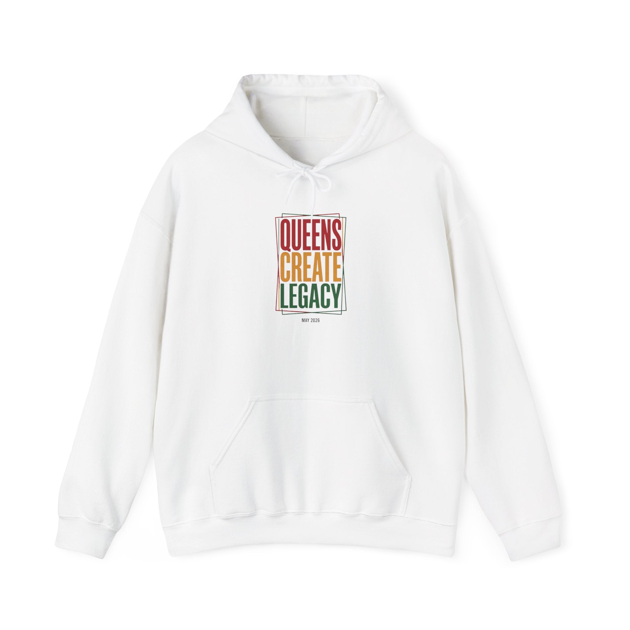 Queens Create Legacy Hoodie | Juneteenth Pan-African Colors, Black Pride