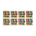 Stand Tall Through Storms Beach Towel — Inspirational Retro Typography