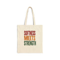 Softness Meets Strength Tote, Juneteenth Pan-African Colors, Black Pride