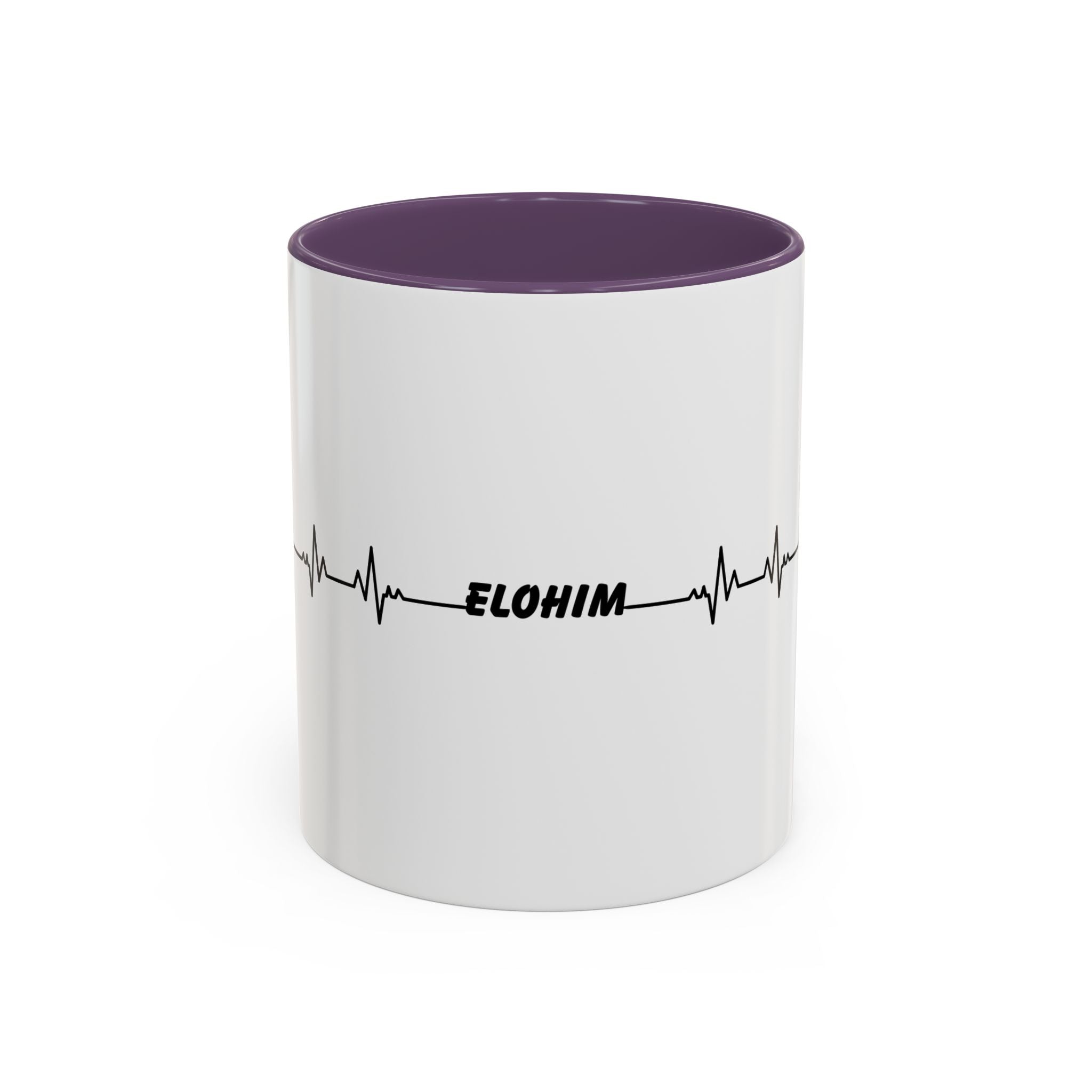 Elohim Heartbeat Accent Coffee Mug — 11/15oz