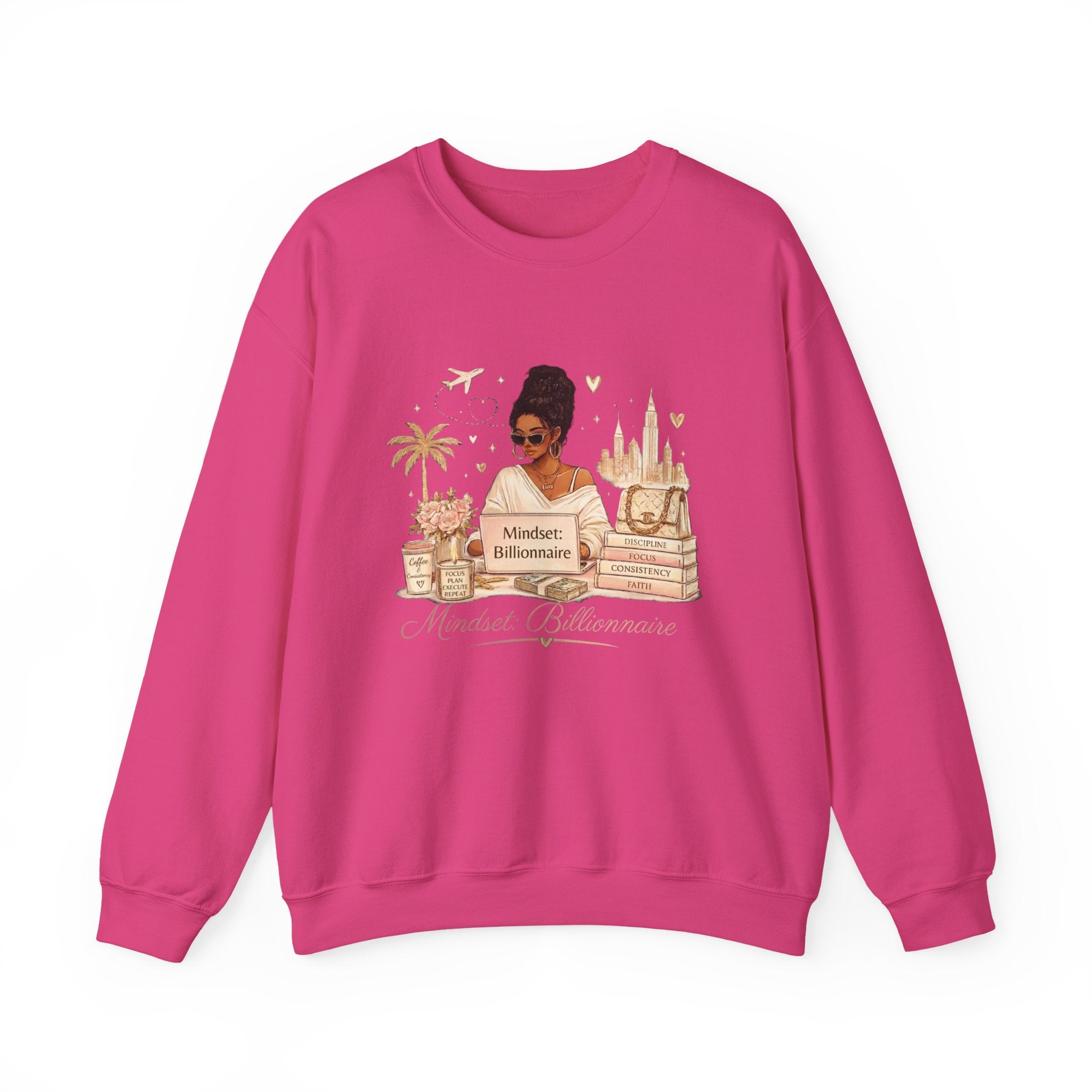 Mindset: Billionaire Sweatshirt — Luxe Travel & Ambition Crewneck