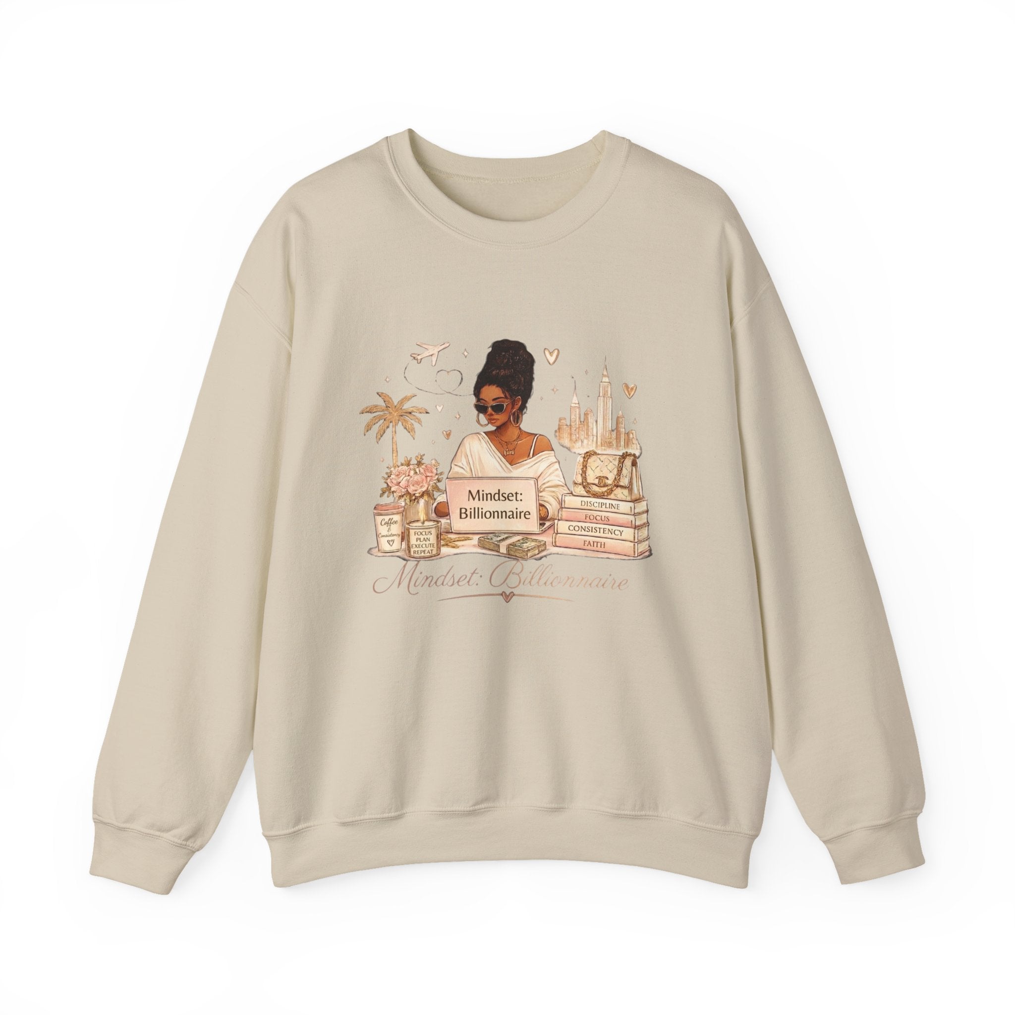 Mindset: Billionaire Sweatshirt — Luxe Travel & Ambition Crewneck