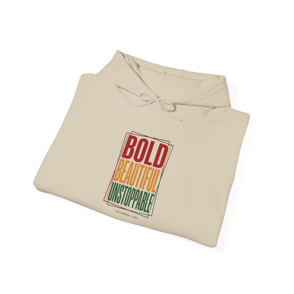 Bold Beautiful Unstoppable Hoodie | Juneteenth Pan-African 1865 Freedom