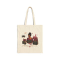 Canvas Tote Bag - "Moments of Empowerment" African American Woman Travel Market Tote