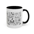Father/Daddy Illustrated Memory Coffee Mug — Black Accent 11/15oz