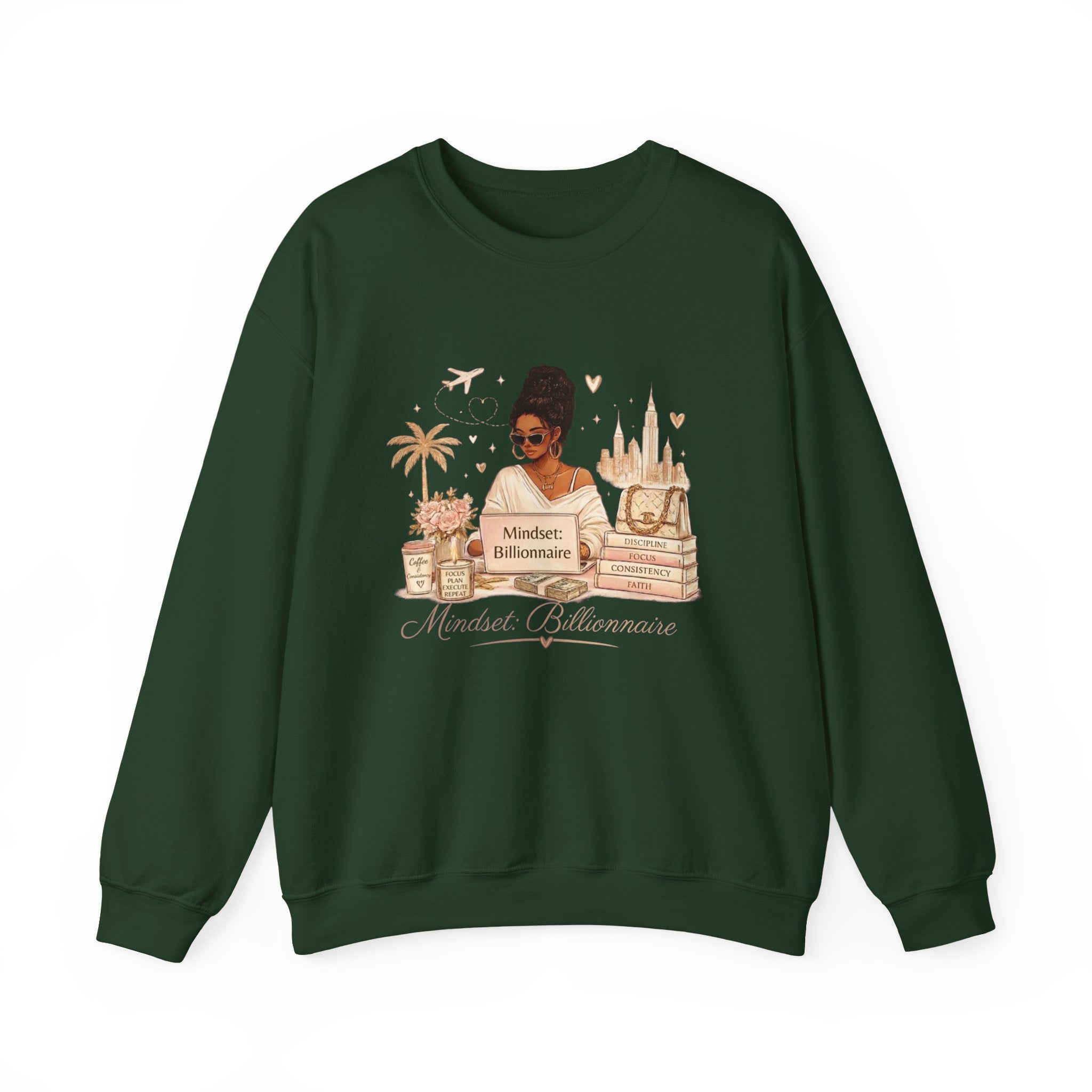 Mindset: Billionaire Sweatshirt — Luxe Travel & Ambition Crewneck