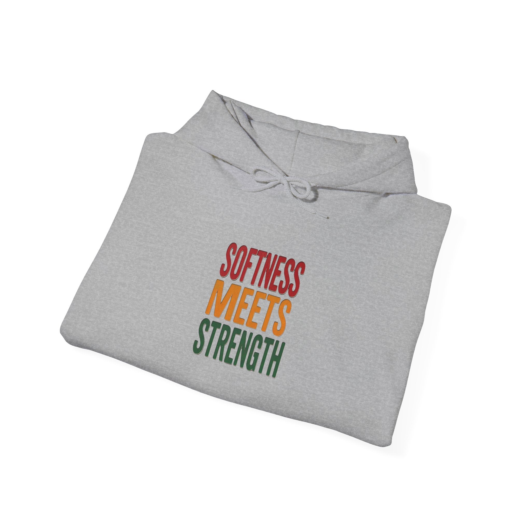 Softness Meets Strength Hoodie | Juneteenth Pan-African 1865 Freedom Pride
