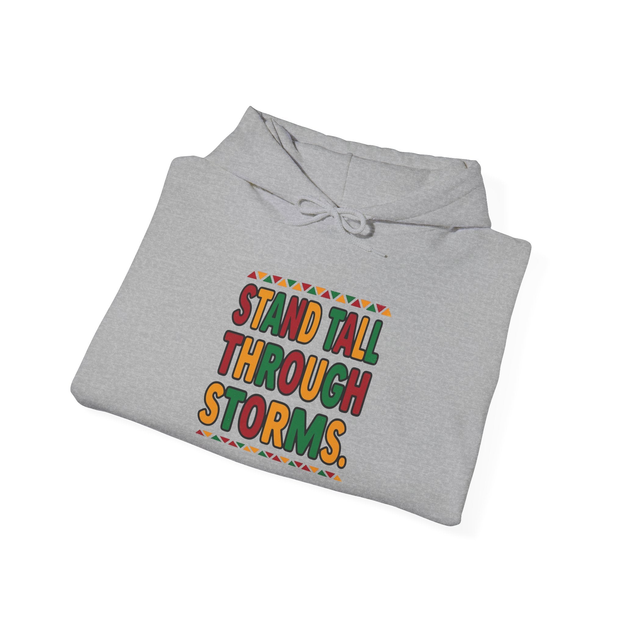 Stand Tall Through Storms Hoodie | Juneteenth Pan-African Freedom 1865
