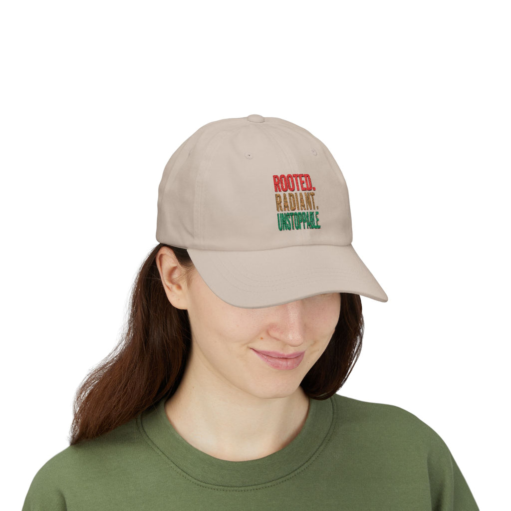 Rooted Radiant Unstoppable Dad Cap
