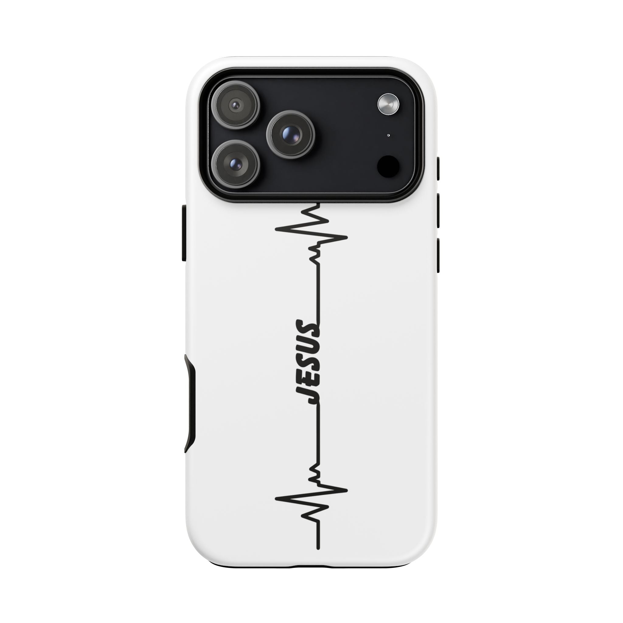Jesus Heartbeat Phone Case — Christian Faith Protective Phone Cover