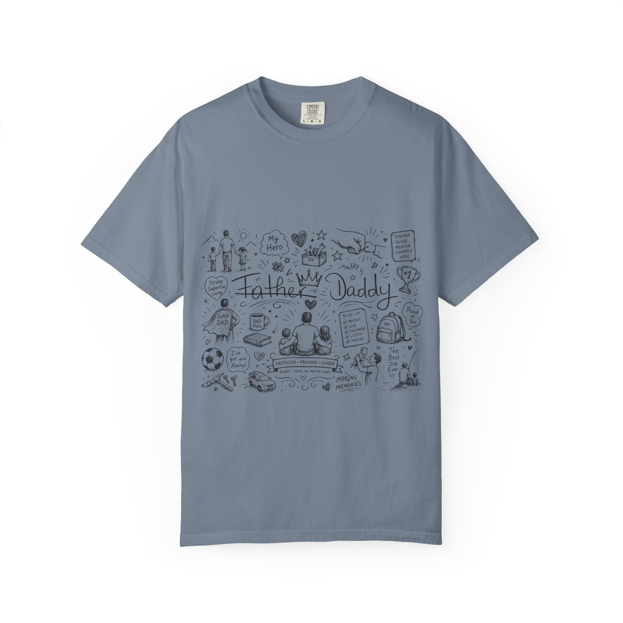 Father/Daddy Doodle T-Shirt — Fathers Day Gift Tee