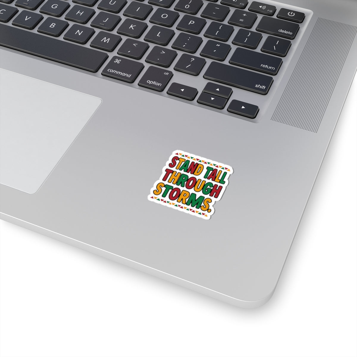 Stand Tall Through Storms Sticker | Juneteenth Pan-African 1865 Pride