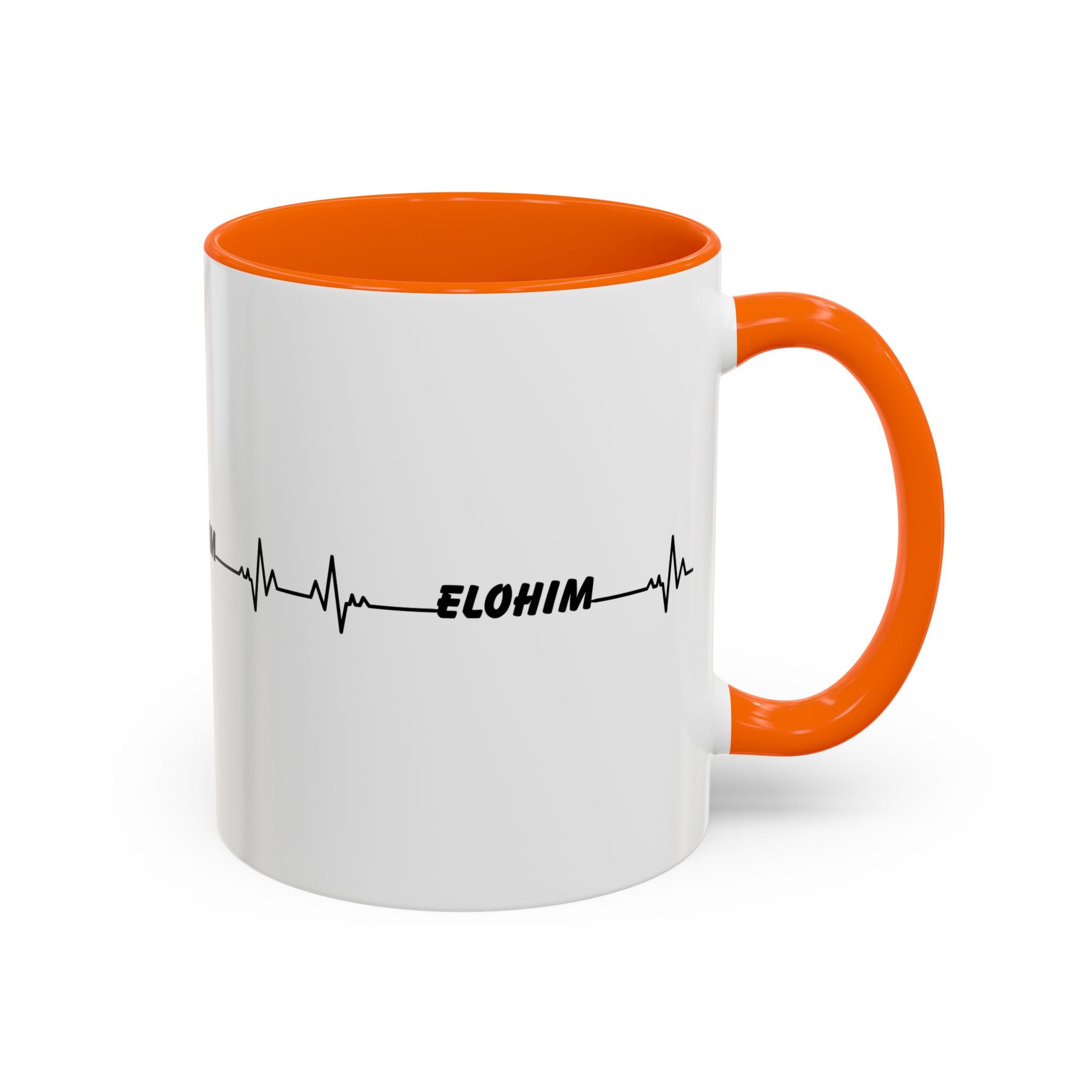 Elohim Heartbeat Accent Coffee Mug — 11/15oz