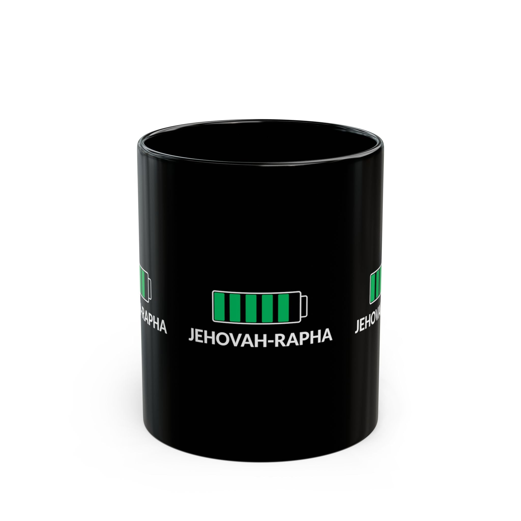 Jehovah-Rapha Battery Mug — Christian Faith Coffee Cup