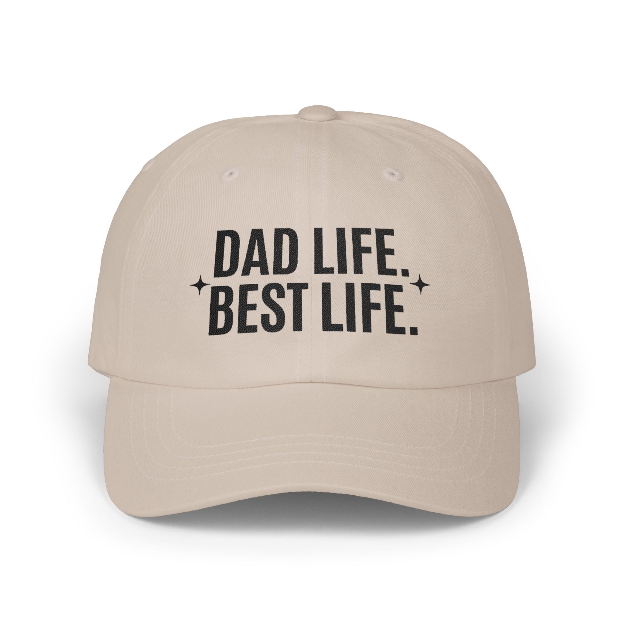Dad Life, Best Life Dad Cap — Embroidered Baseball Hat for Fathers, Father’s Day Gift