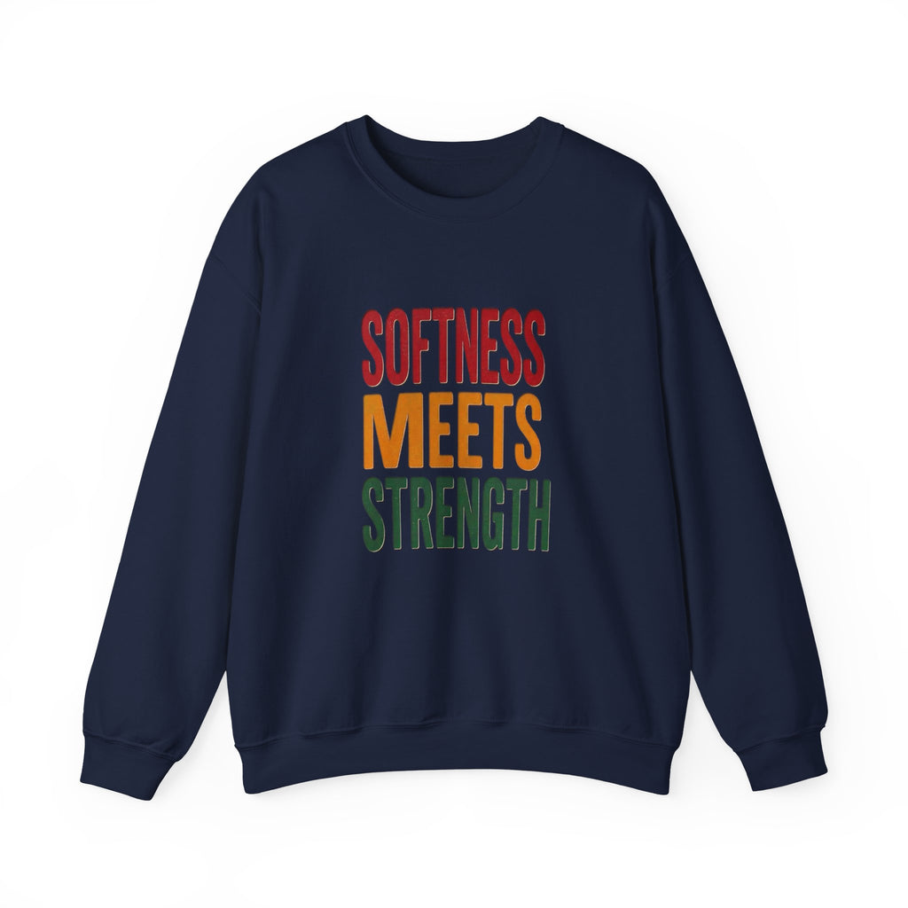 Softness Meets Strength Sweatshirt | Juneteenth Pan-African 1865 Freedom
