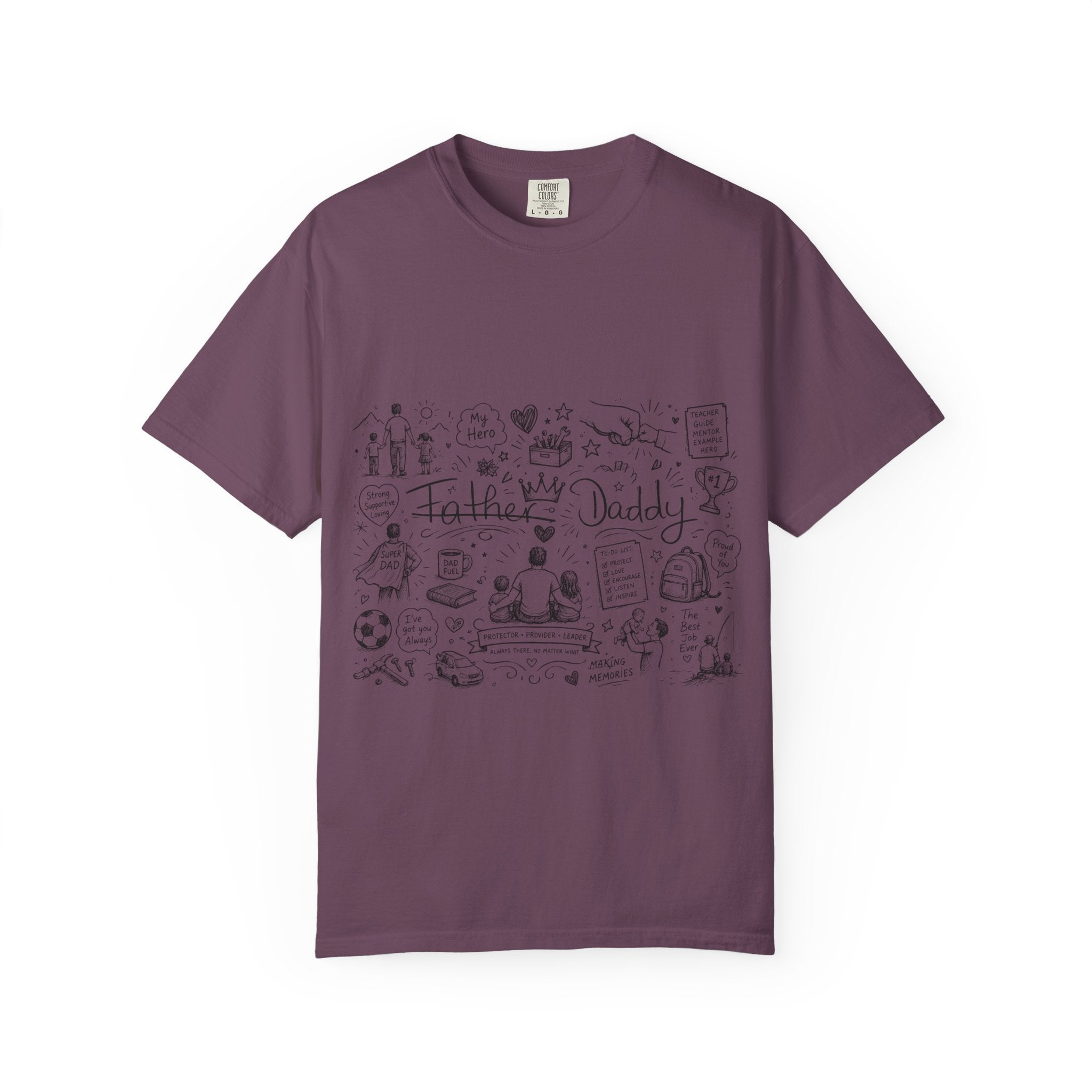 Father/Daddy Doodle T-Shirt — Fathers Day Gift Tee