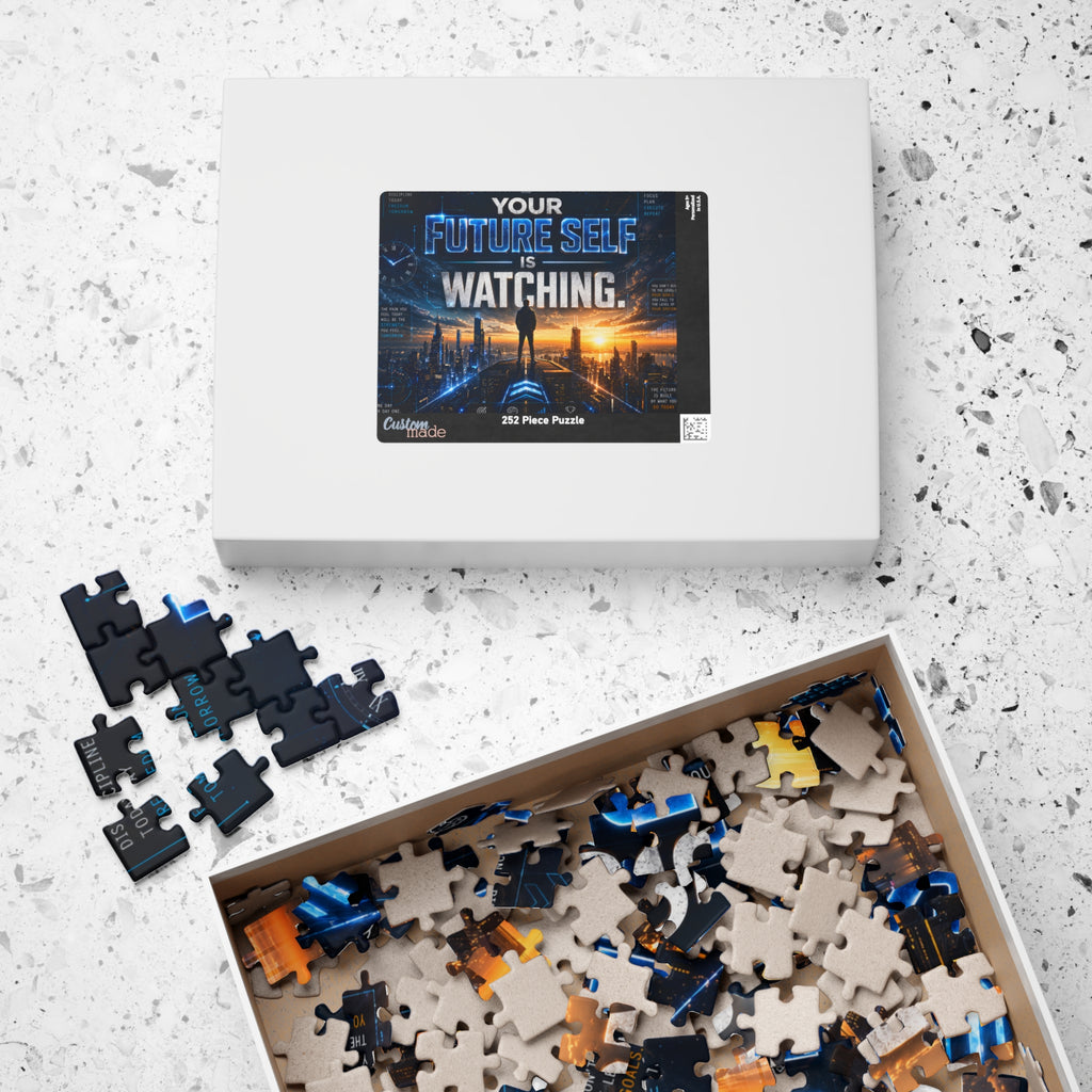 Motivational 'Your Future Self Is Watching' Jigsaw Puzzle — 520/1014-Piece