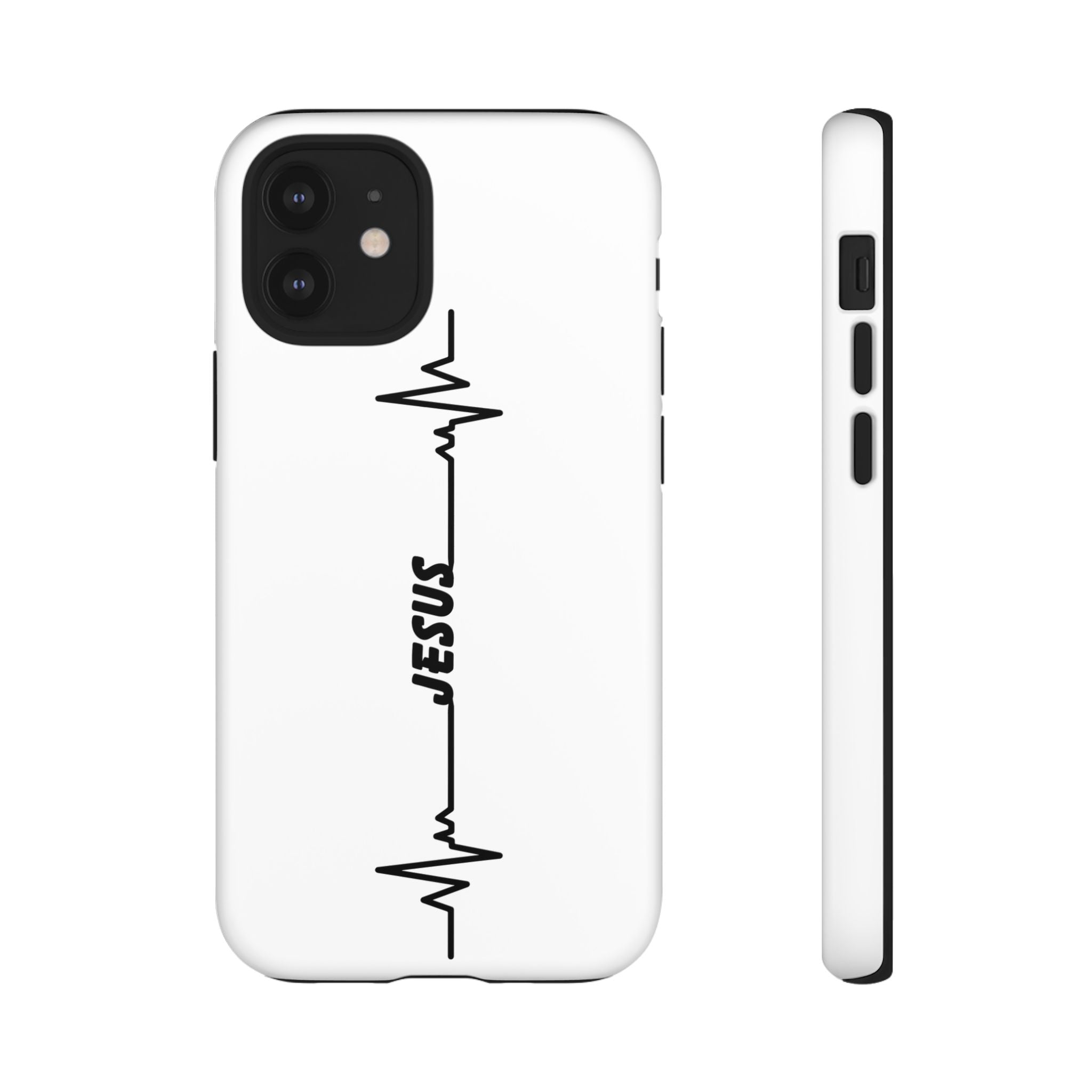Jesus Heartbeat Phone Case — Christian Faith Protective Phone Cover