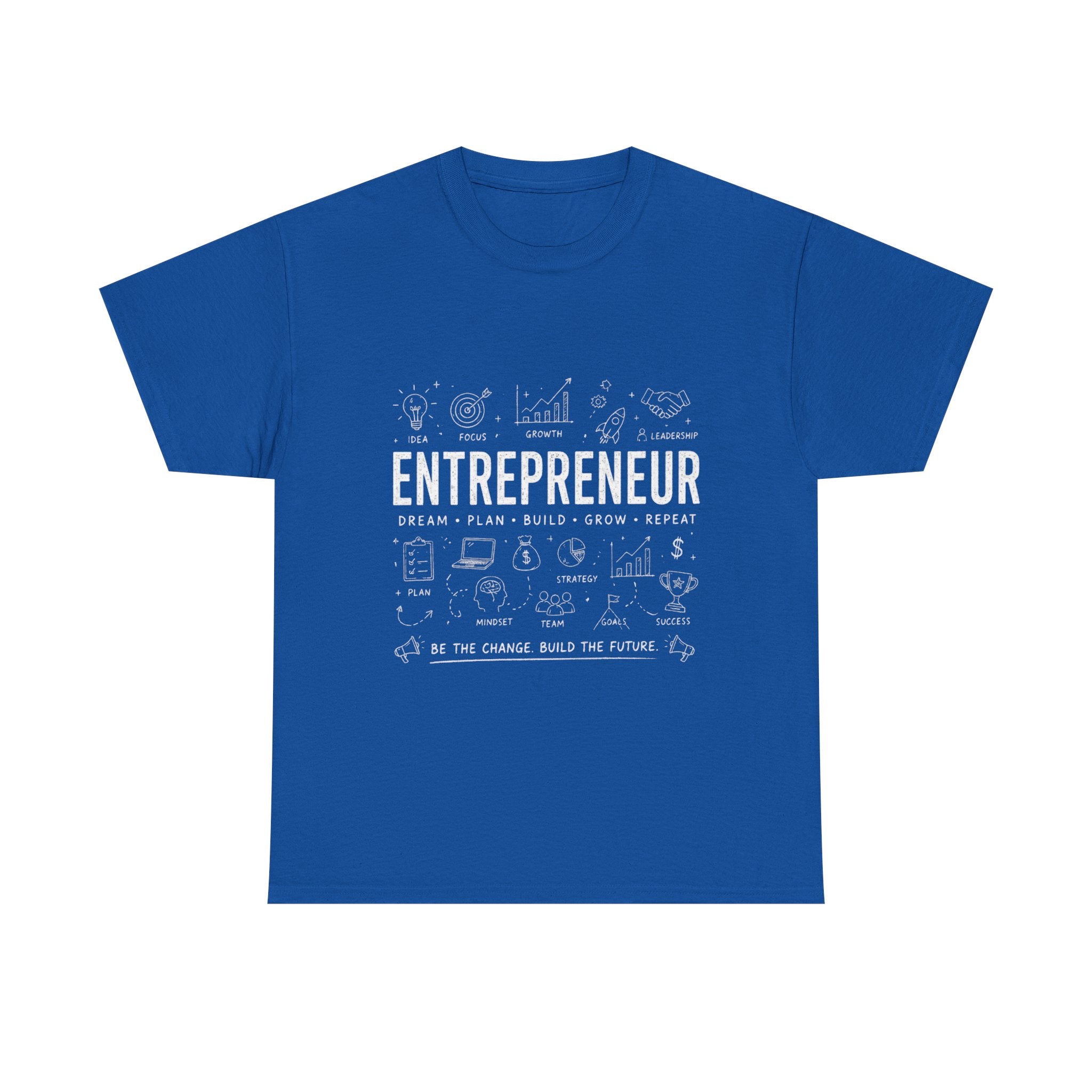 Entrepreneur Doodle T-Shirt — Hustle, Motivation & Hard Work Tee