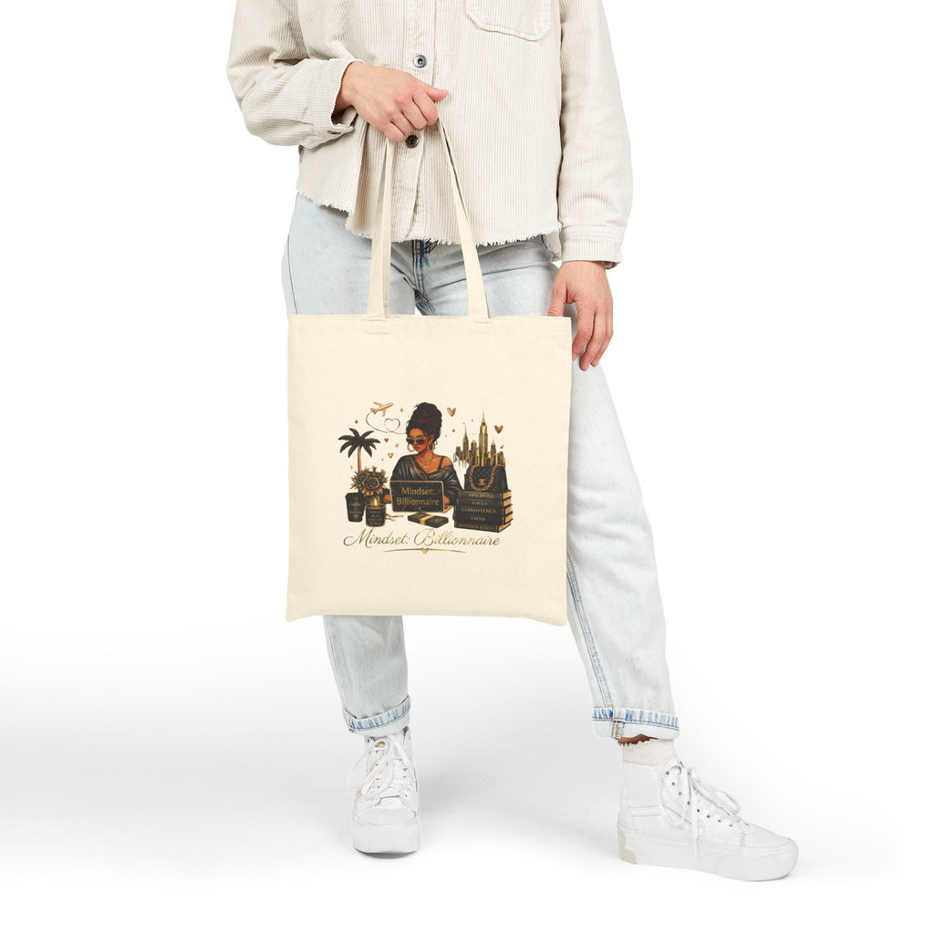 Afrocentric Market Day Tote Bag – Black Girl Magic Farmer’s Market Canvas Tote