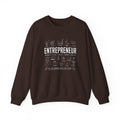 Entrepreneur Crewneck Sweatshirt — 'Entrepreneur: Dream • Plan • Build • Grow • Repeat' Pullover