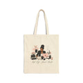 Canvas Tote Bag — "Boss Lady" Work Desk Illustration