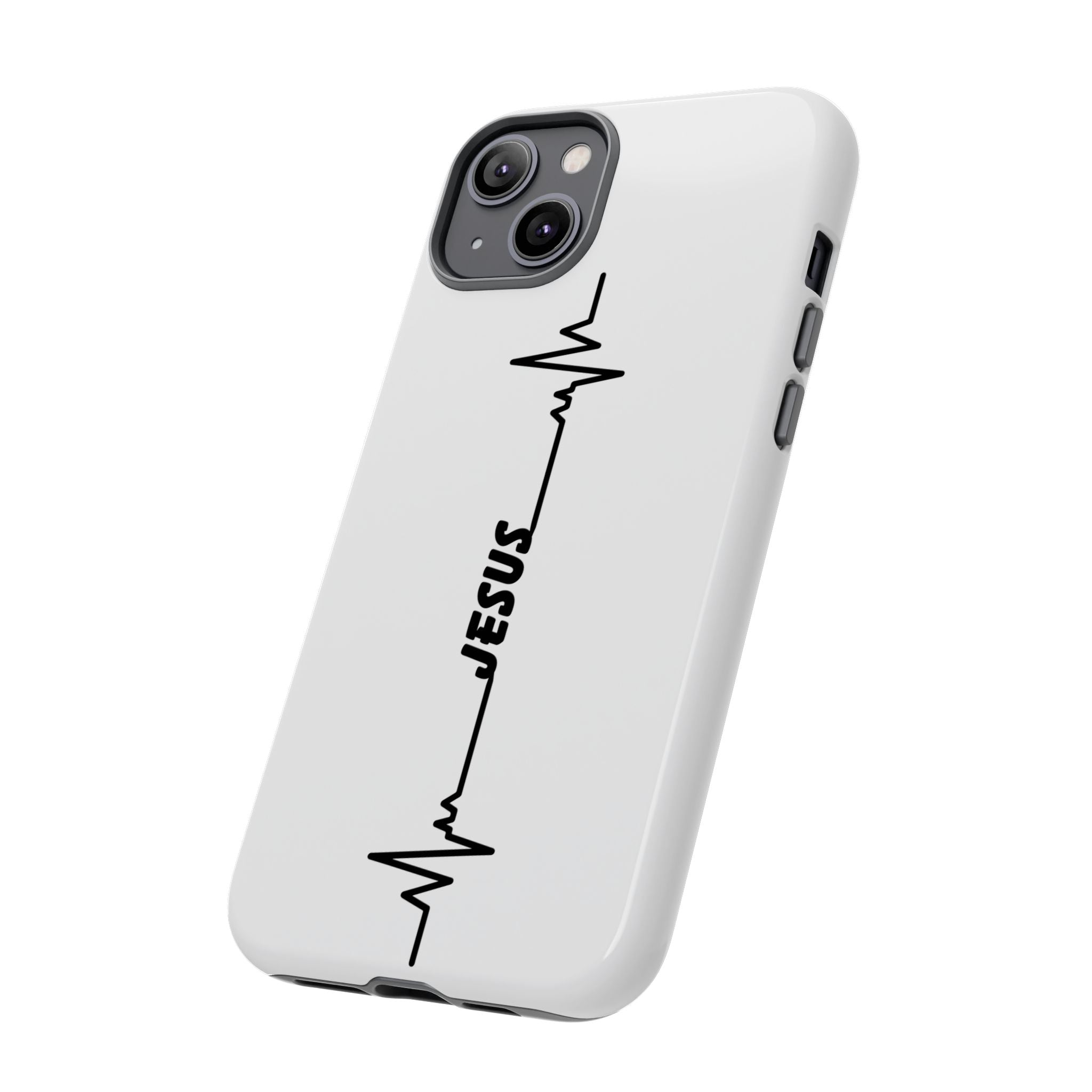 Jesus Heartbeat Phone Case — Christian Faith Protective Phone Cover