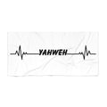 YAHWEH Heartbeat Beach Towel – Christian Faith Scripture Beach & Pool Towel
