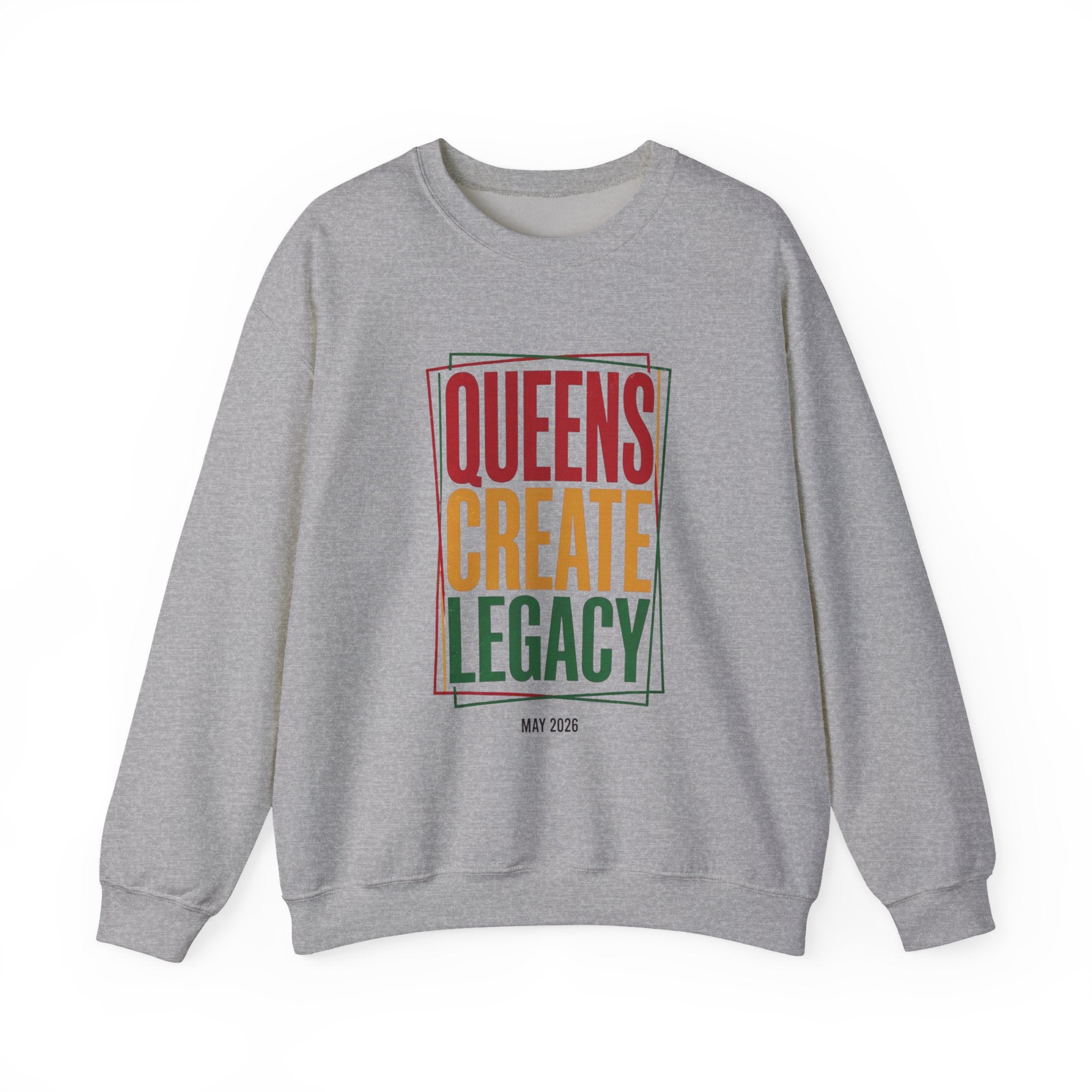 Queens Create Legacy Sweatshirt | Juneteenth Pan-African Colors, Black Pride 1865
