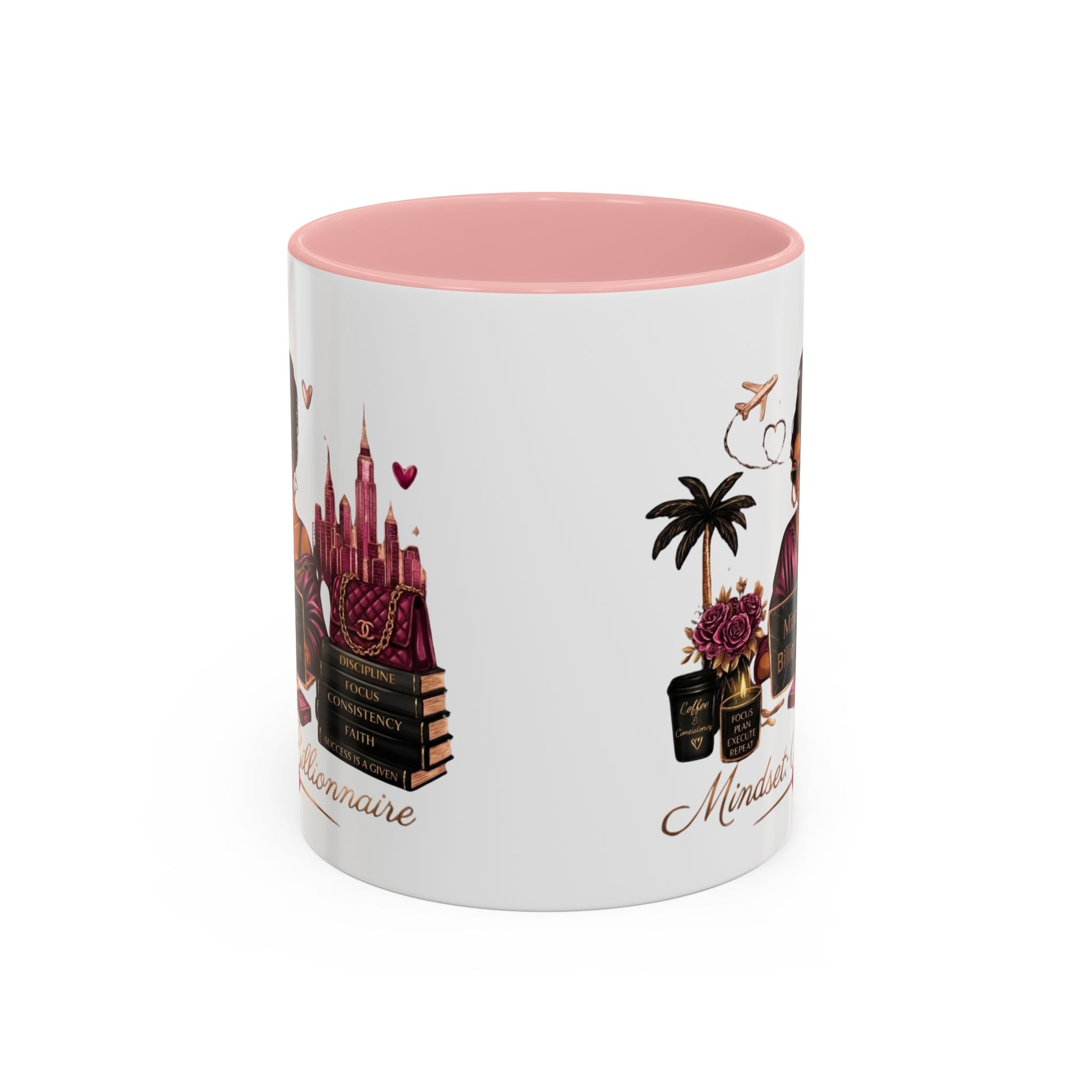 Mindset Billionaire Coffee Mug — Empowerment Coffee Cup for Ambitious Women