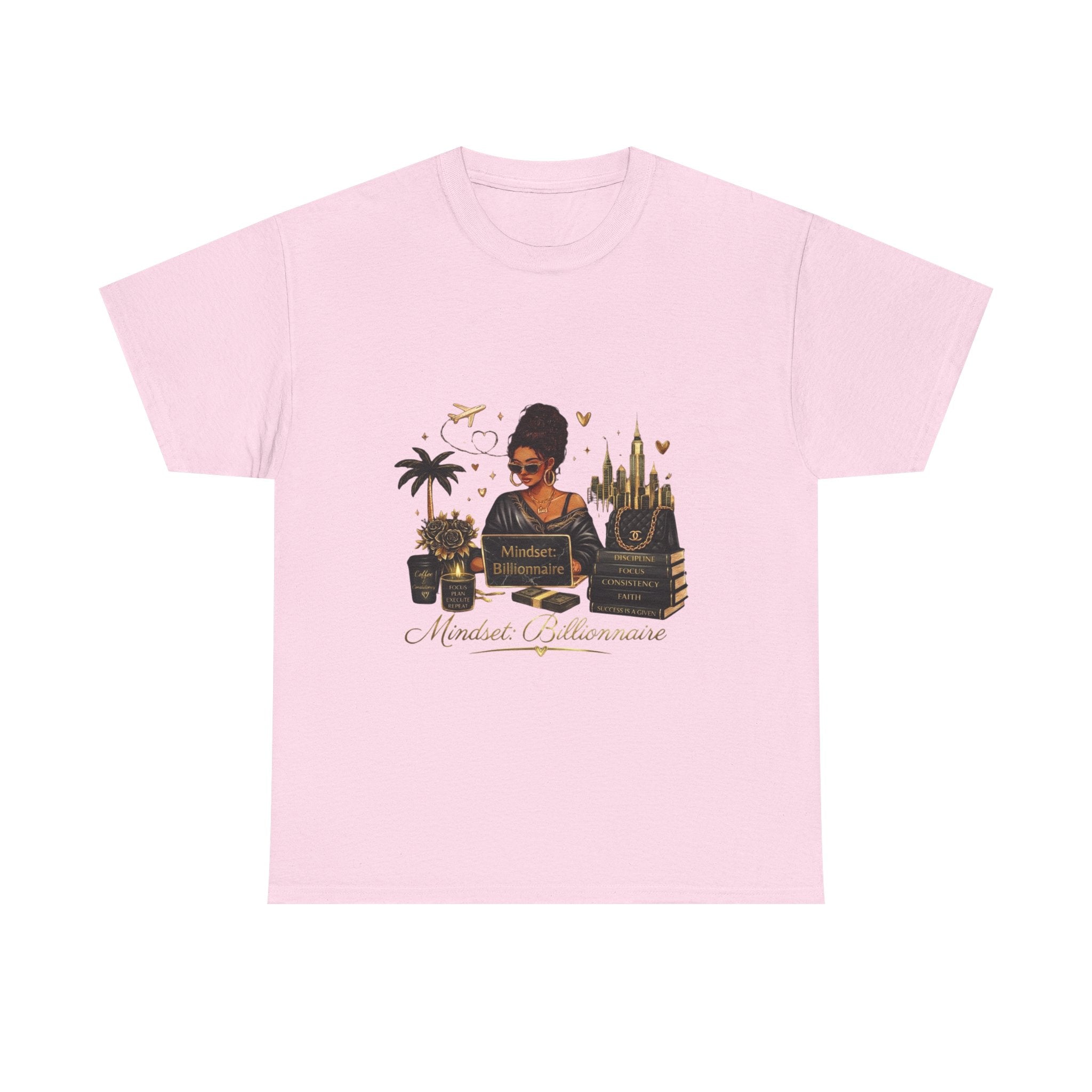 Millionnaire Mindset T-Shirt — Hustler Entrepreneur Motivational Tee