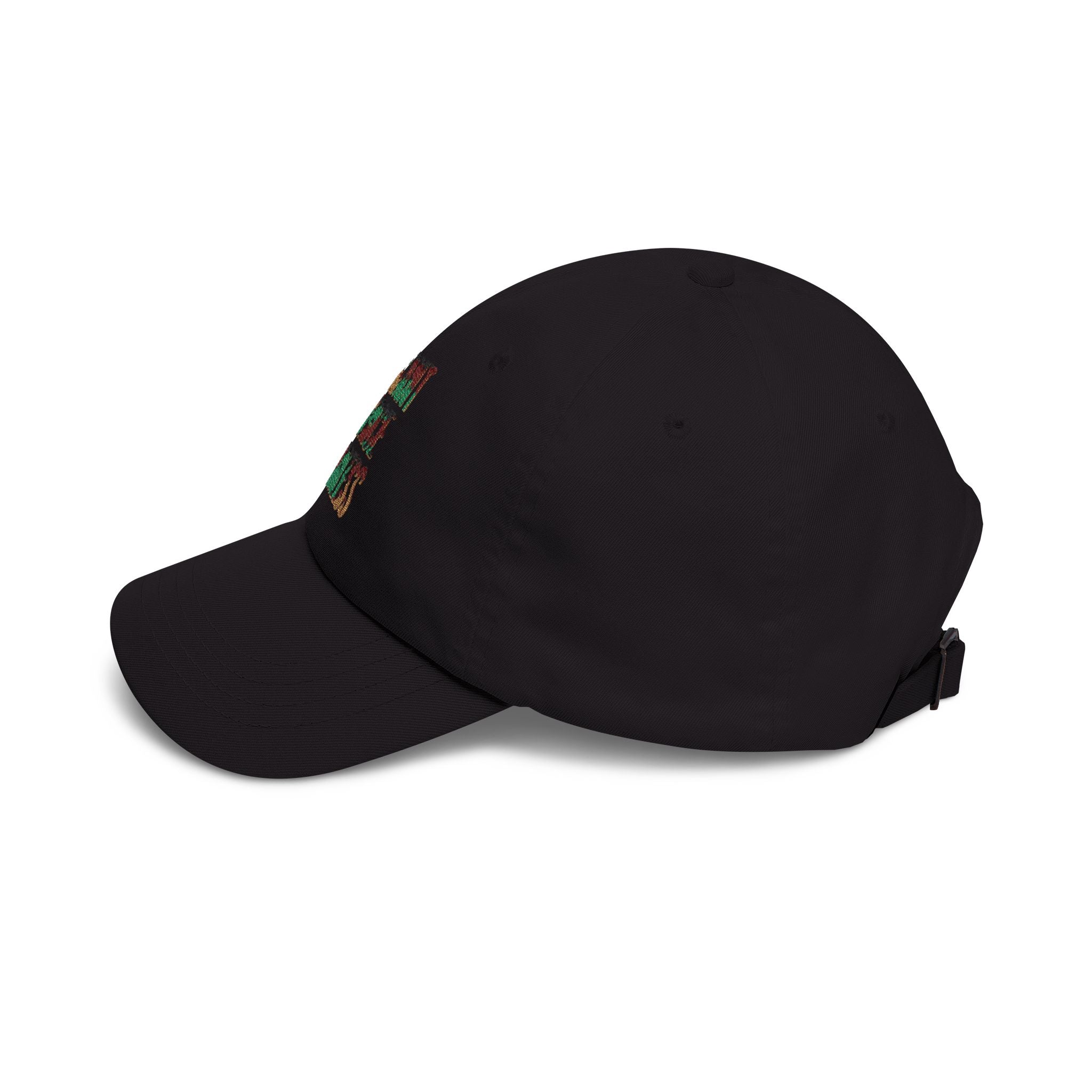 Dad Cap — Elegant Fierce Fearless Floral Embroidered Hat
