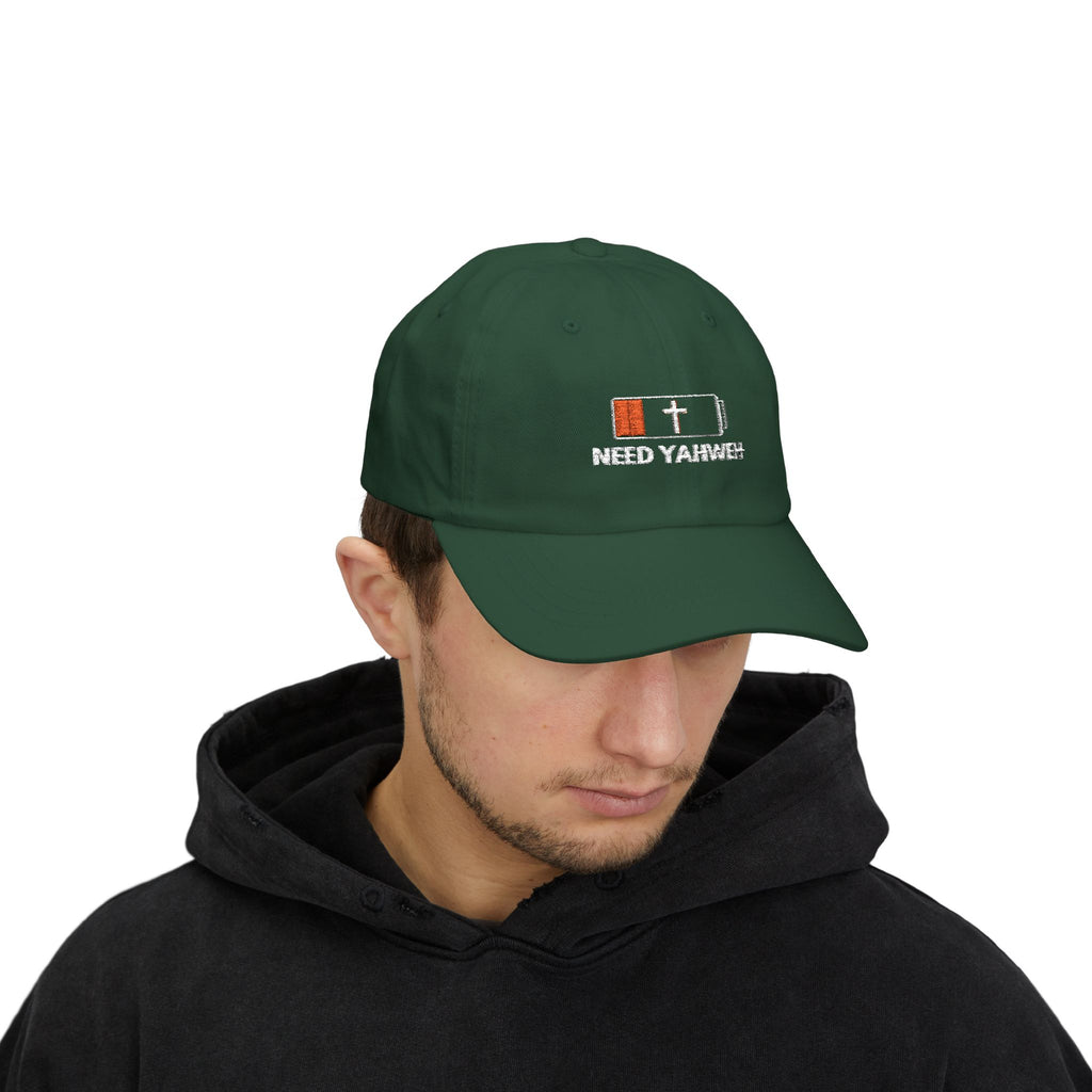 Need Yahweh Embroidered Dad Cap — Christian Faith Baseball Hat