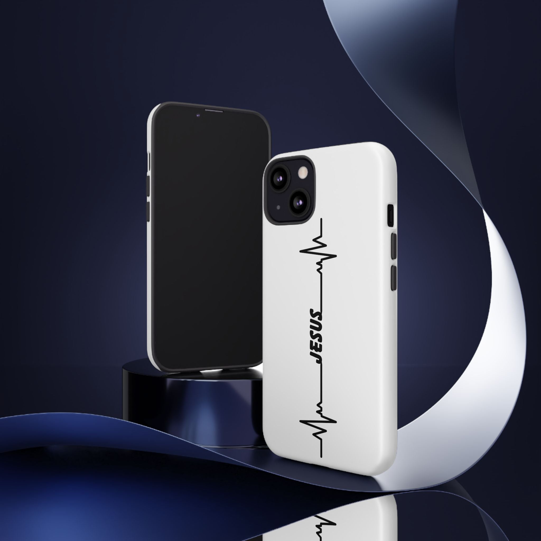 Jesus Heartbeat Phone Case — Christian Faith Protective Phone Cover
