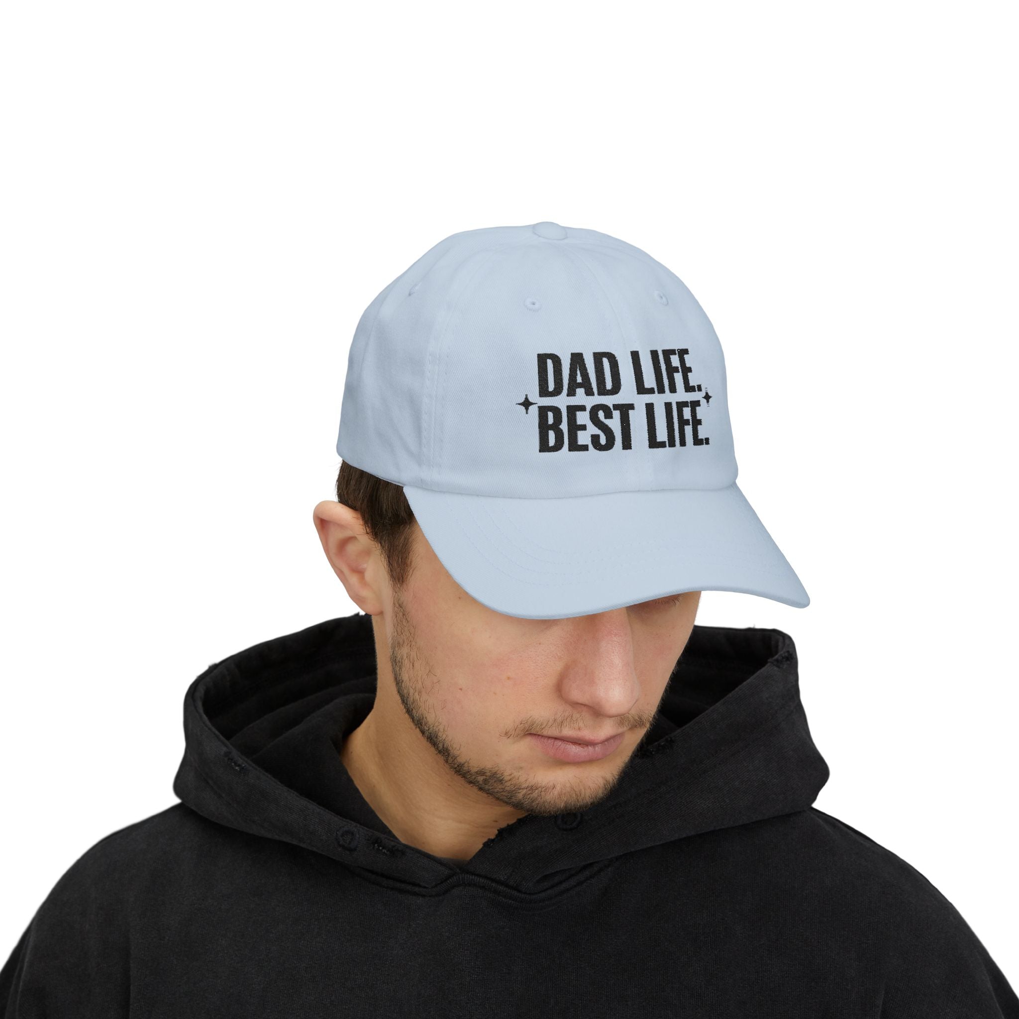 Dad Life, Best Life Dad Cap — Embroidered Baseball Hat for Fathers, Father’s Day Gift