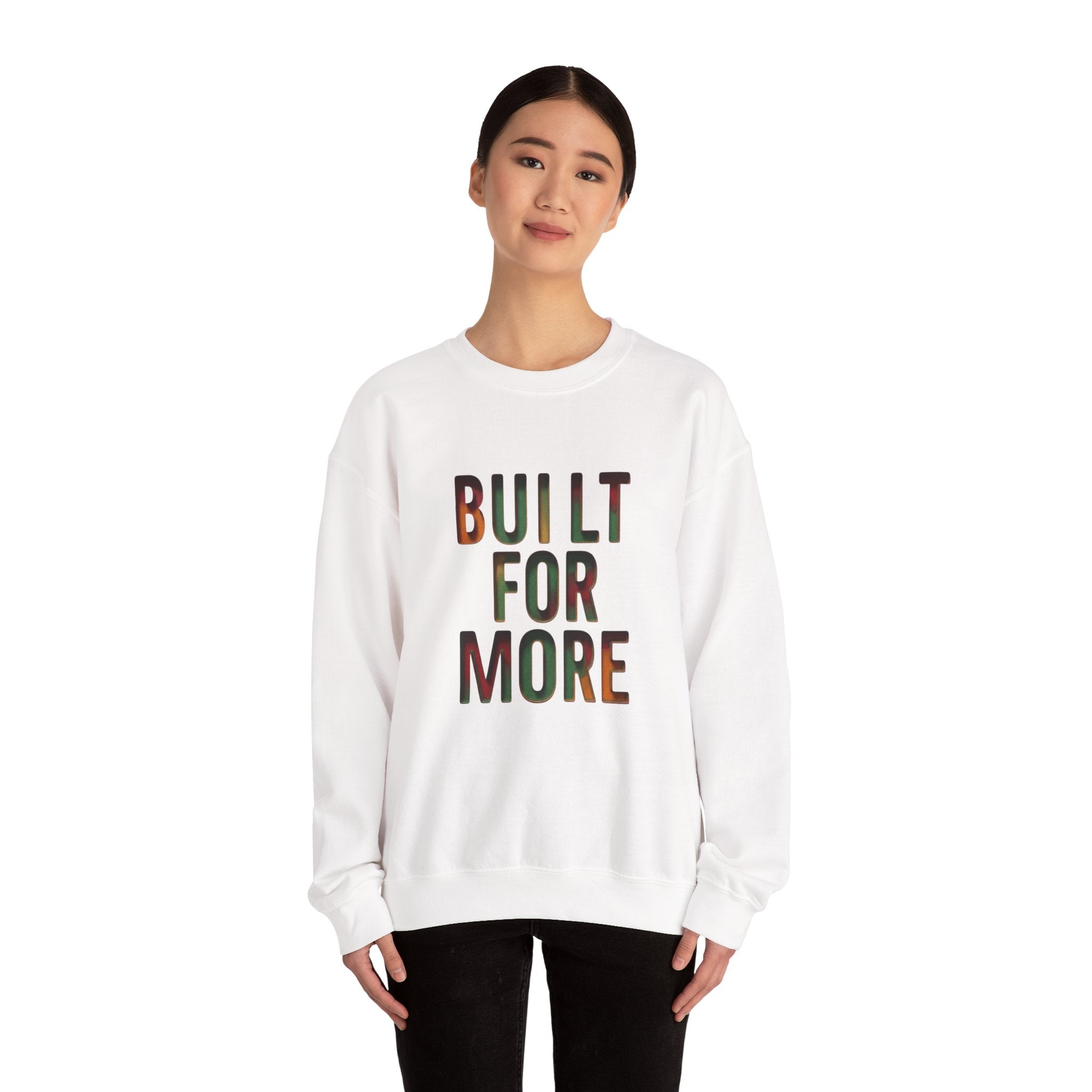 Built For More Sweatshirt | Juneteenth Pan-African Colors, Freedom Message