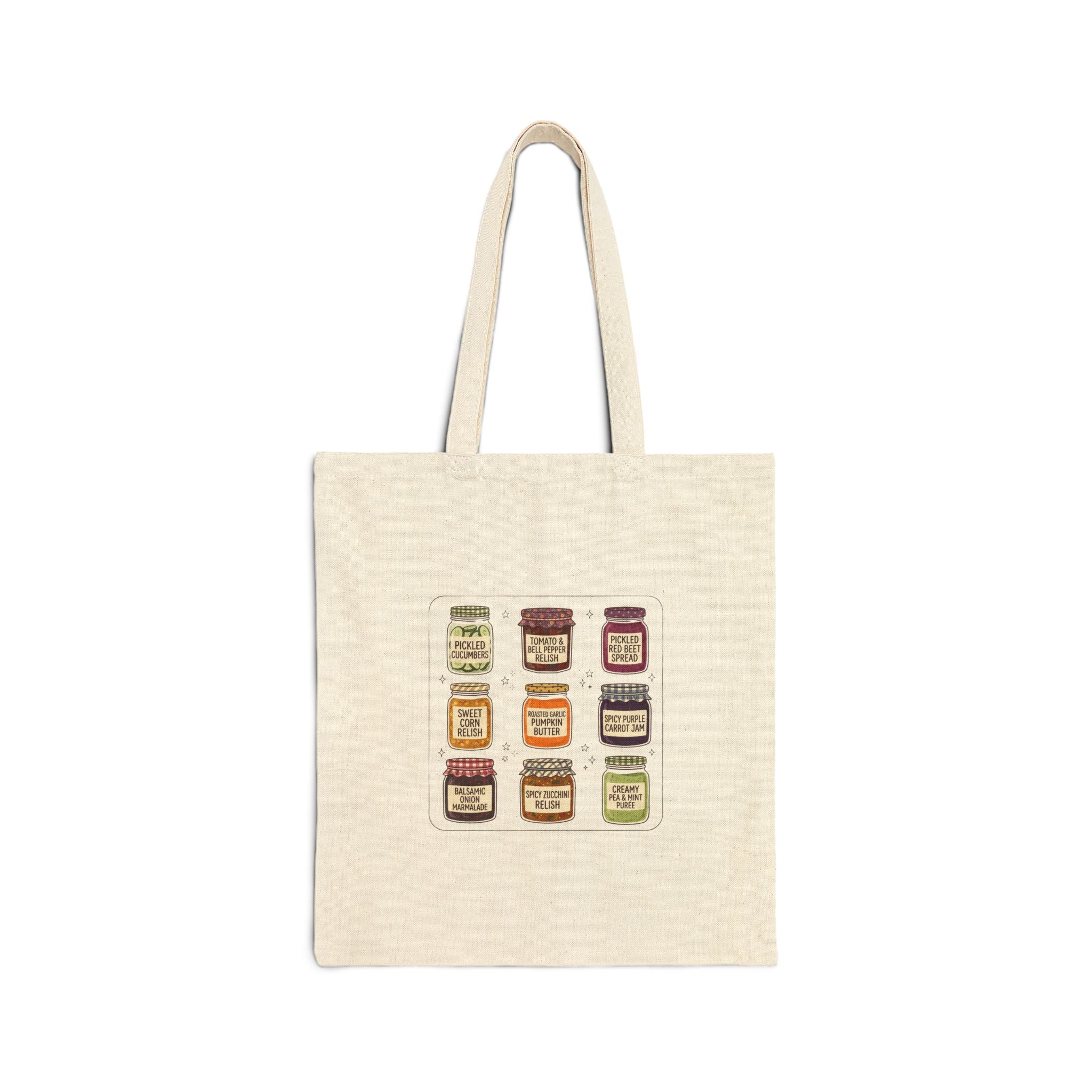 Retro Jam Jar Illustration Tote | Vintage Food Graphics, Nostalgic Diner Art