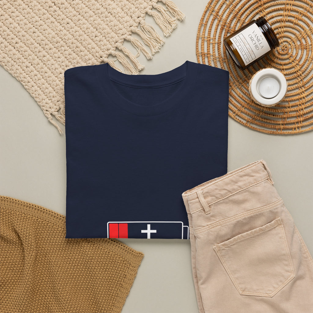 Need Jesus Low Battery Christian T-Shirt